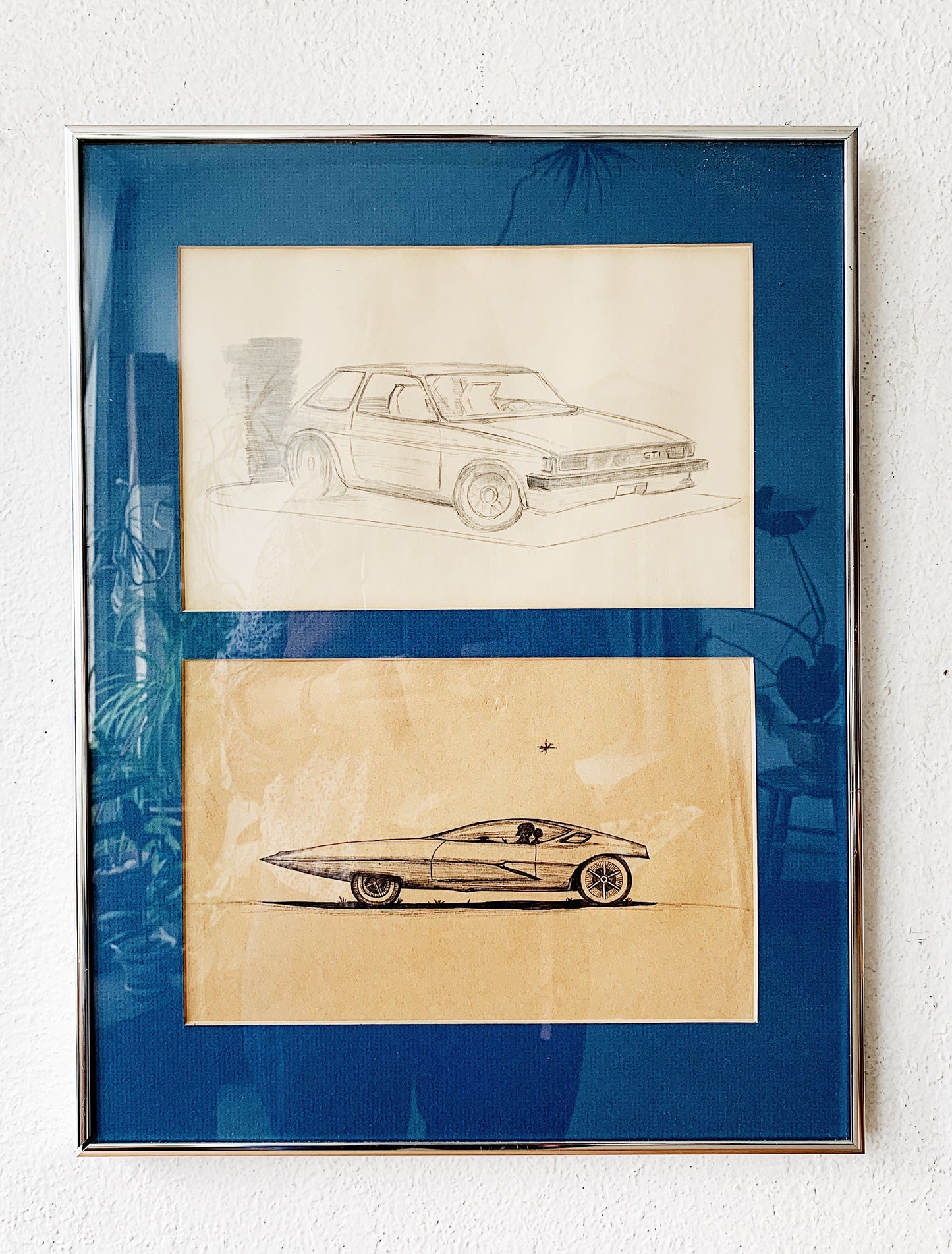 Vintage Original Framed Drawings