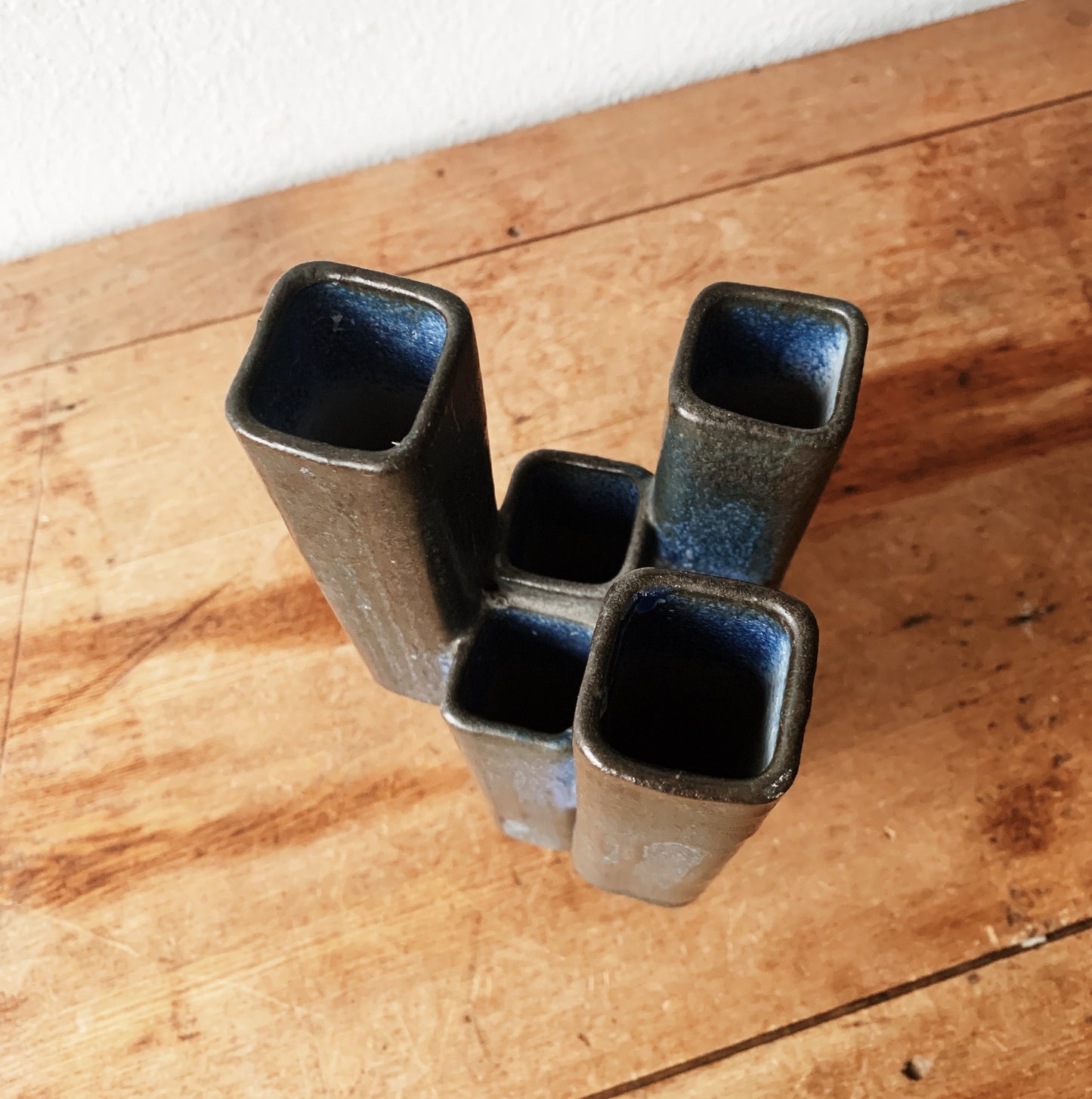 COLLETTE Handmade Six Fluted Pottery Vessel