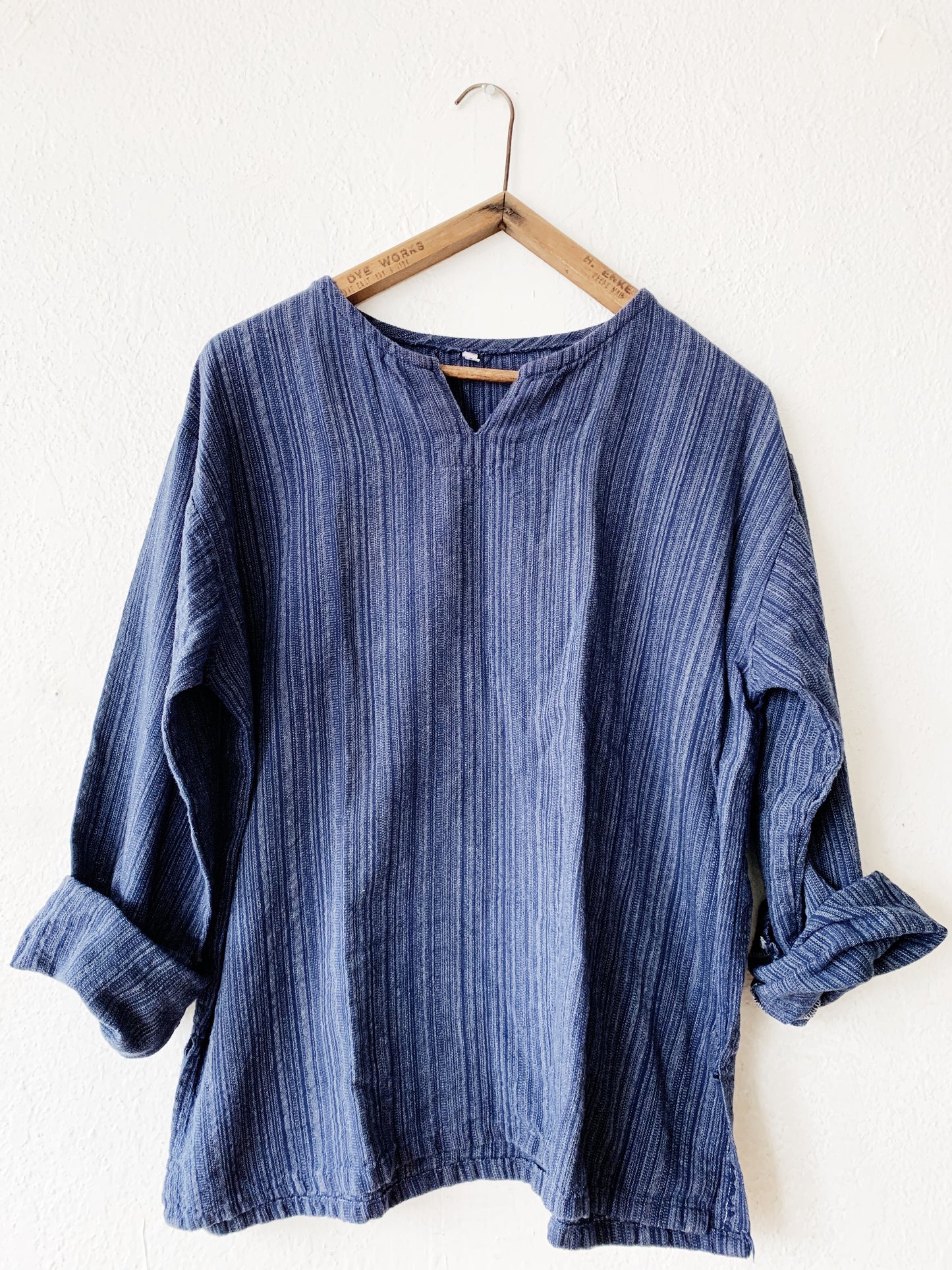 Indigo Stripe Cotton Top Thailand