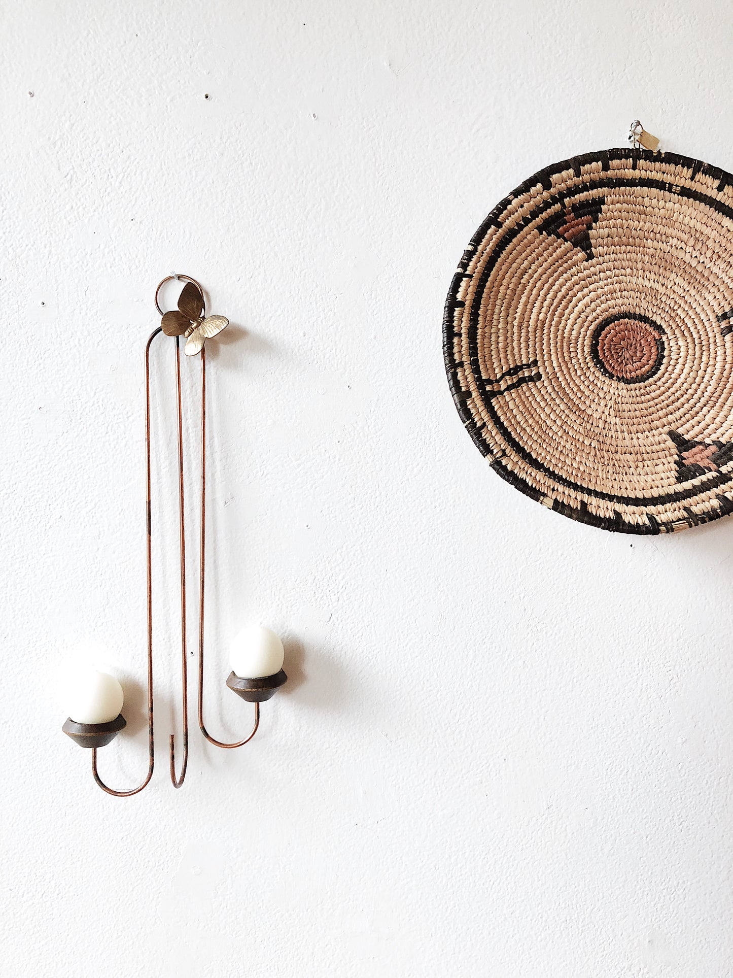 Vintage African Wall Basket