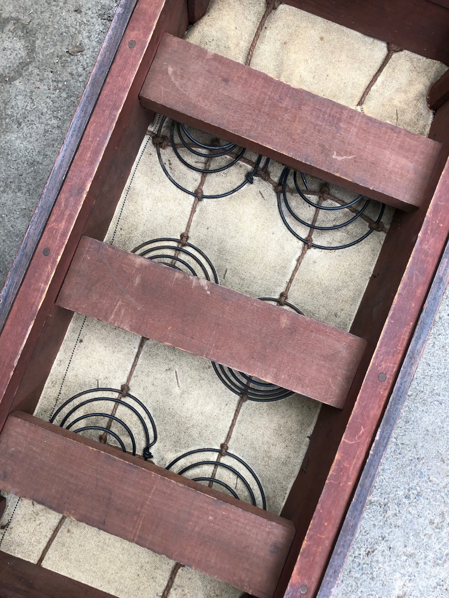 Louis XIIII Style Horsehair Ottoman