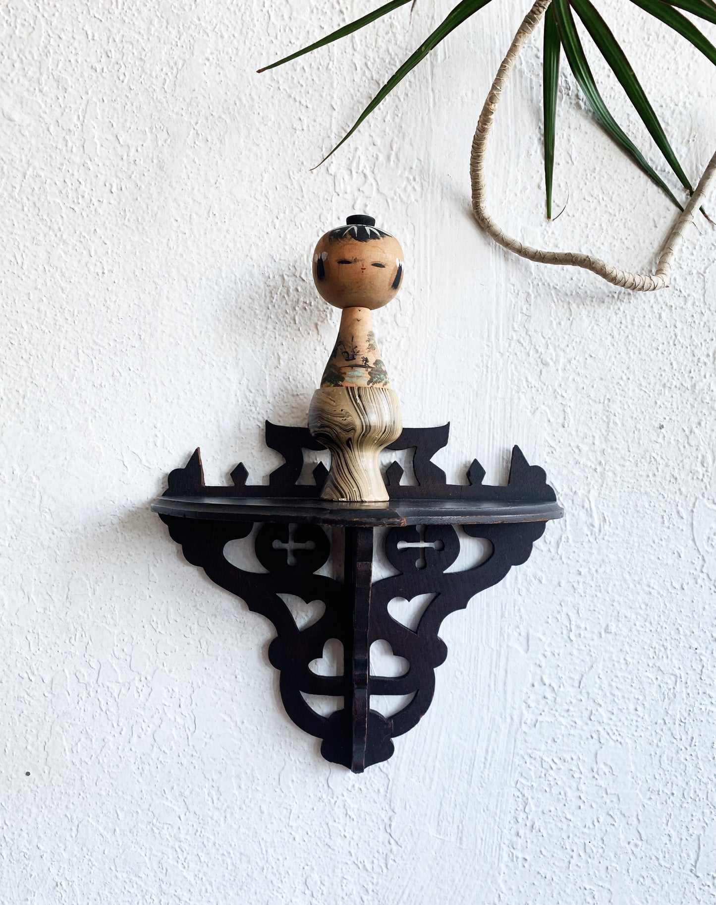 Vintage Cutout Wood Shelf