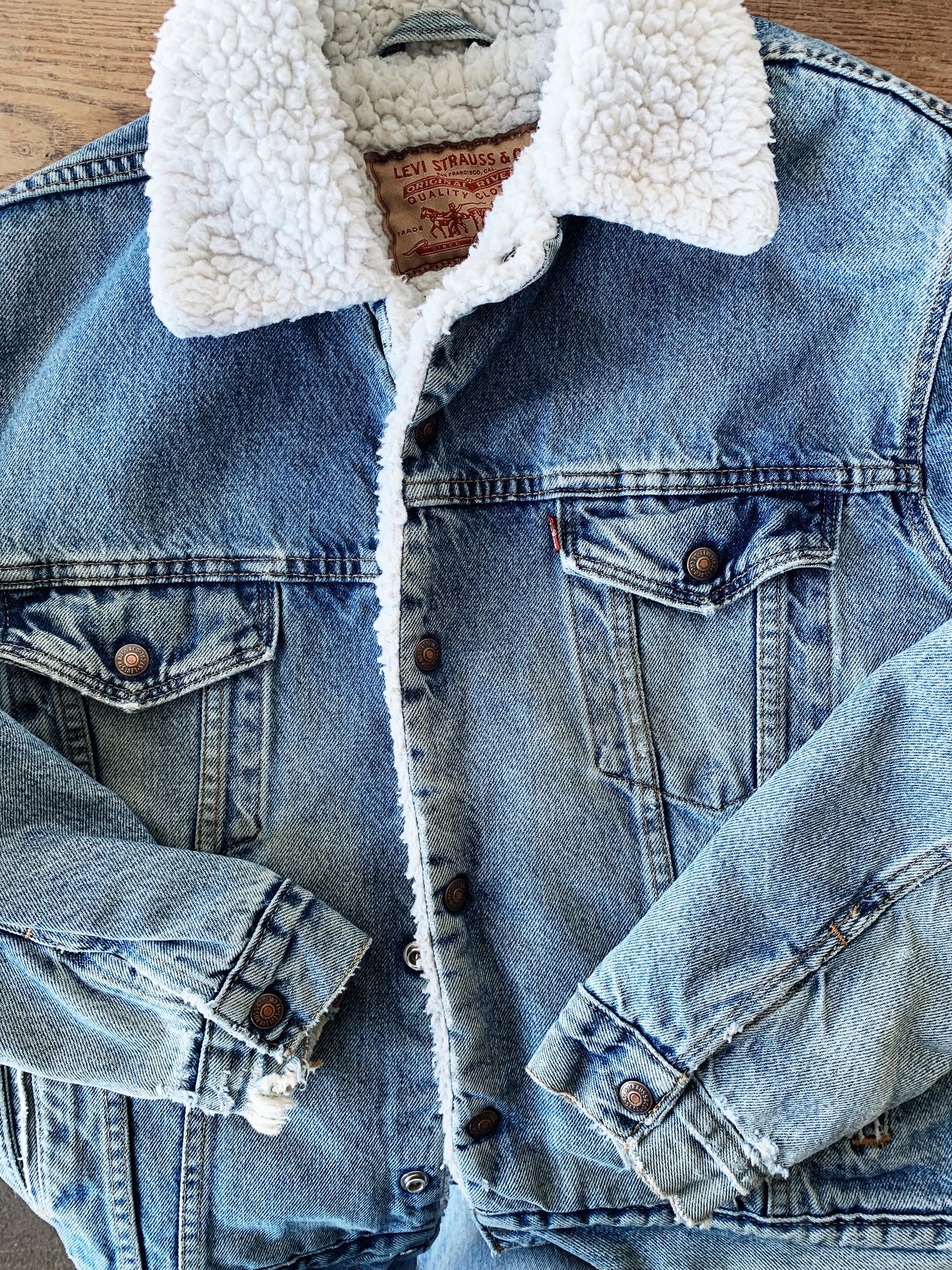 Vintage Levi’s Sherpa Lined Jean Jacket