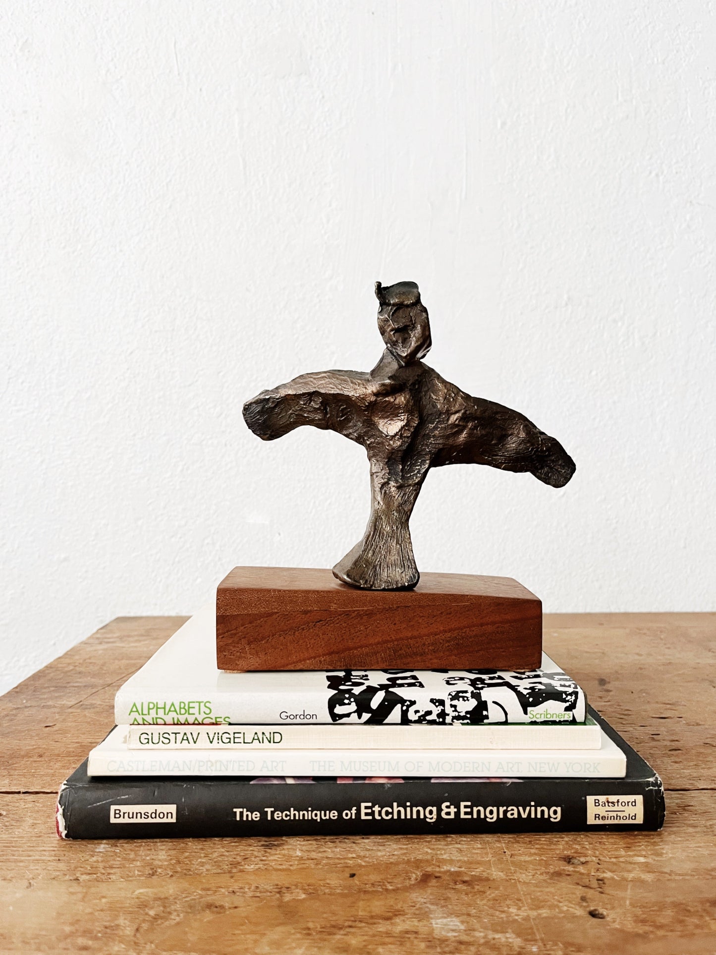 Vintage Surrealist Bird Sculpture