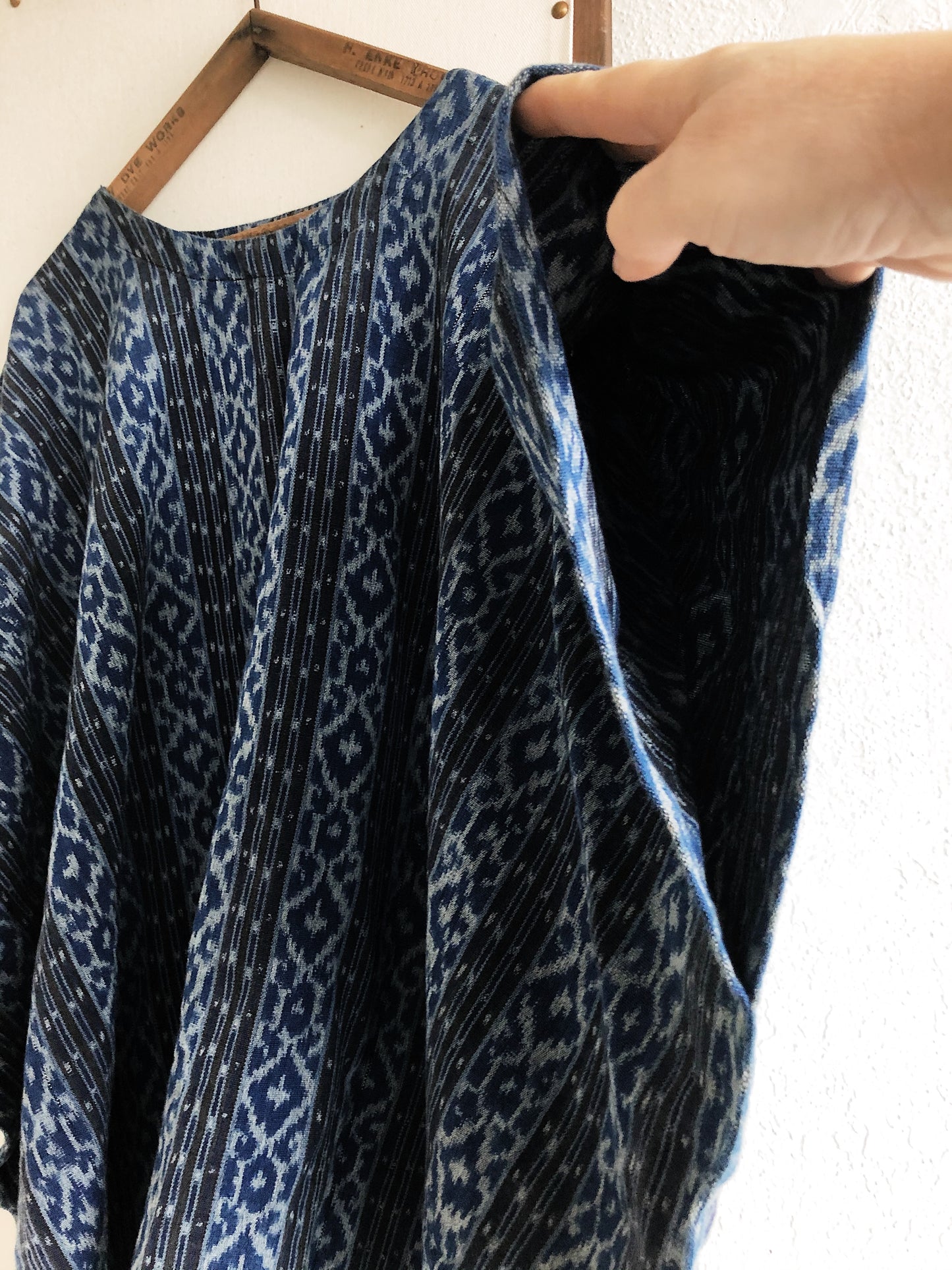 Woven Indigo Ikat Tunic