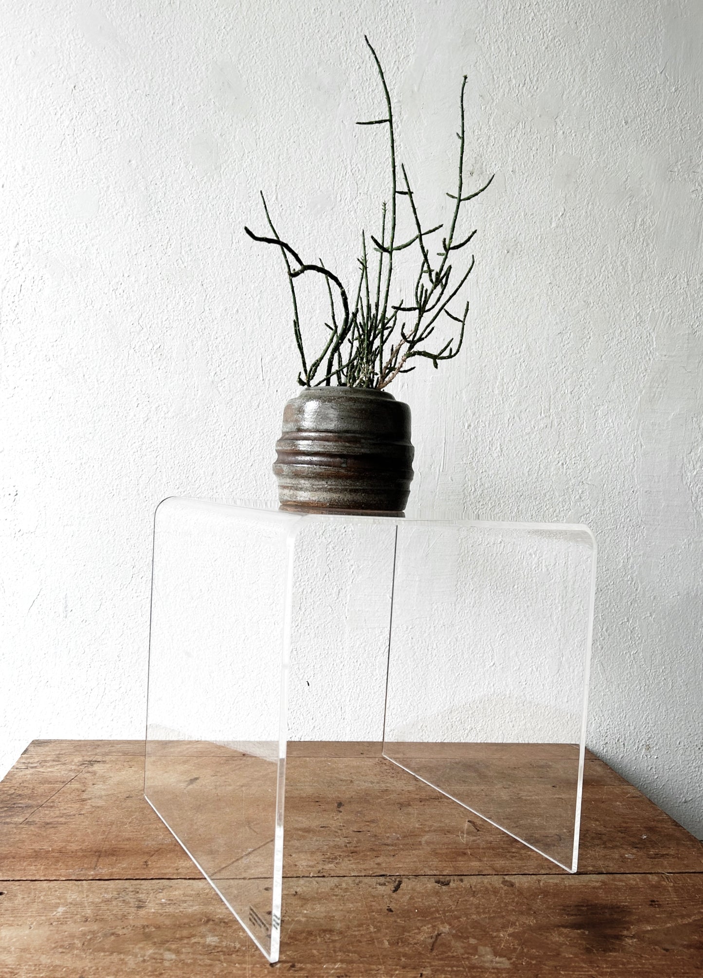 Vintage Lucite Side Table
