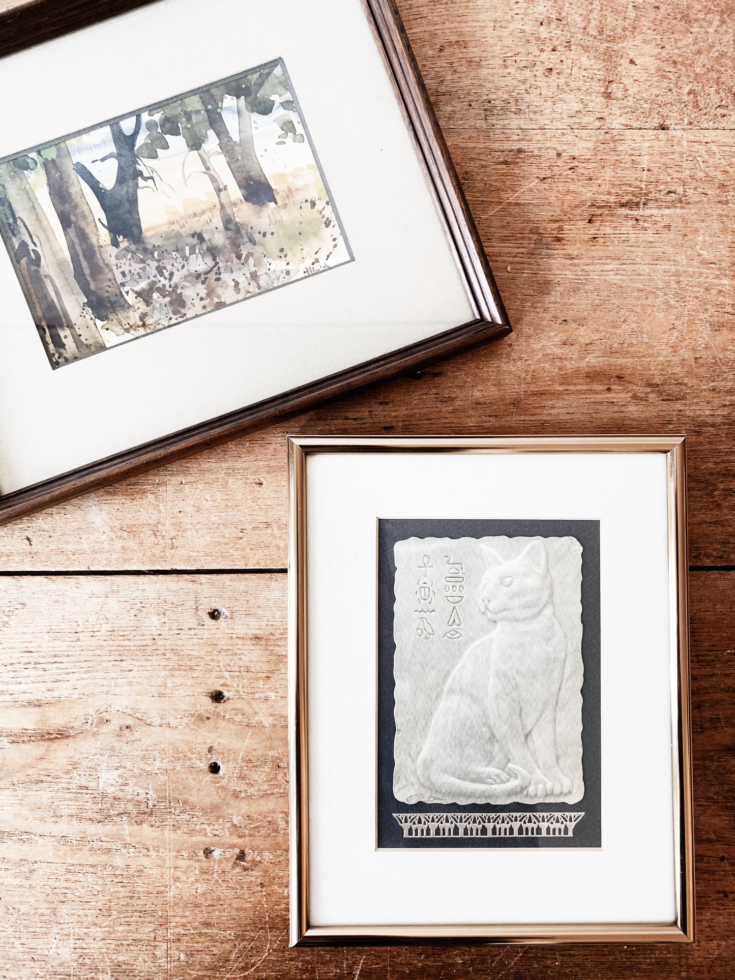 Vintage Original Relief Print