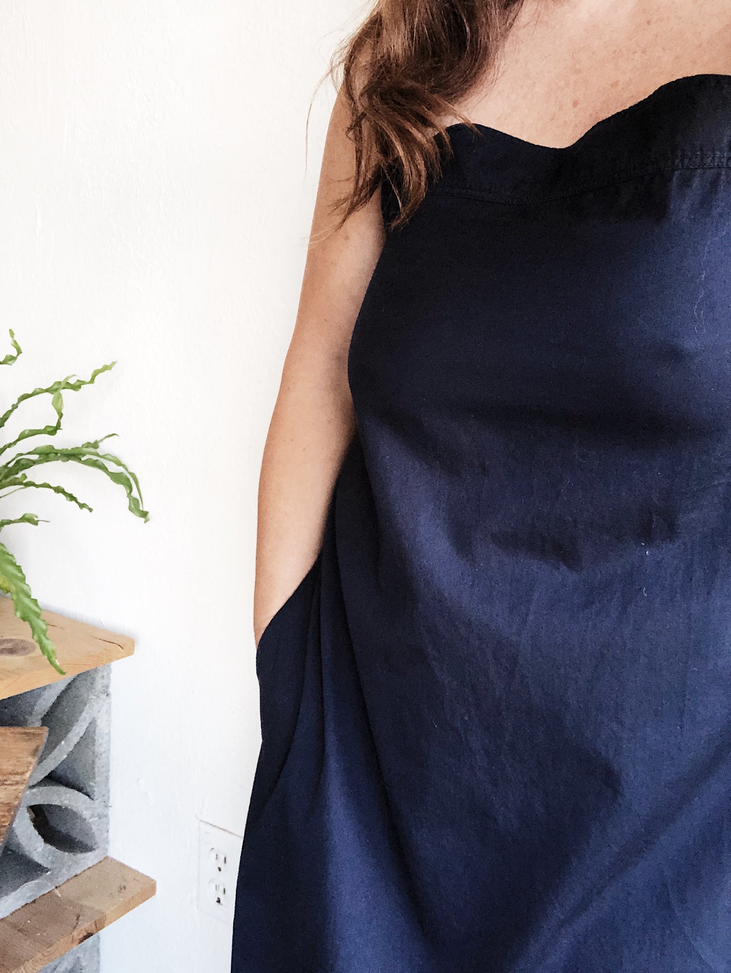 Ali Golden Cotton Dress