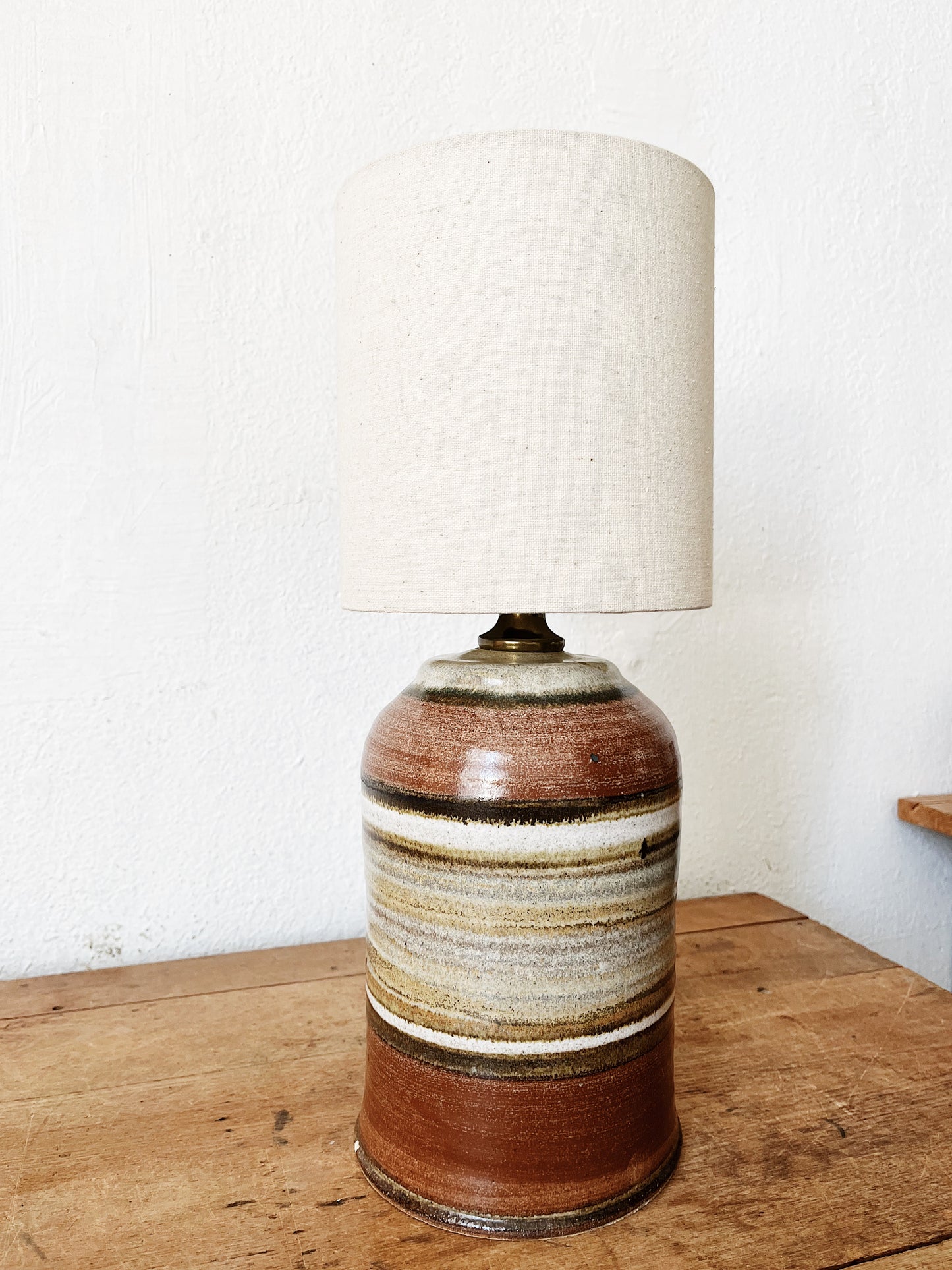 Vintage Pottery Lamp