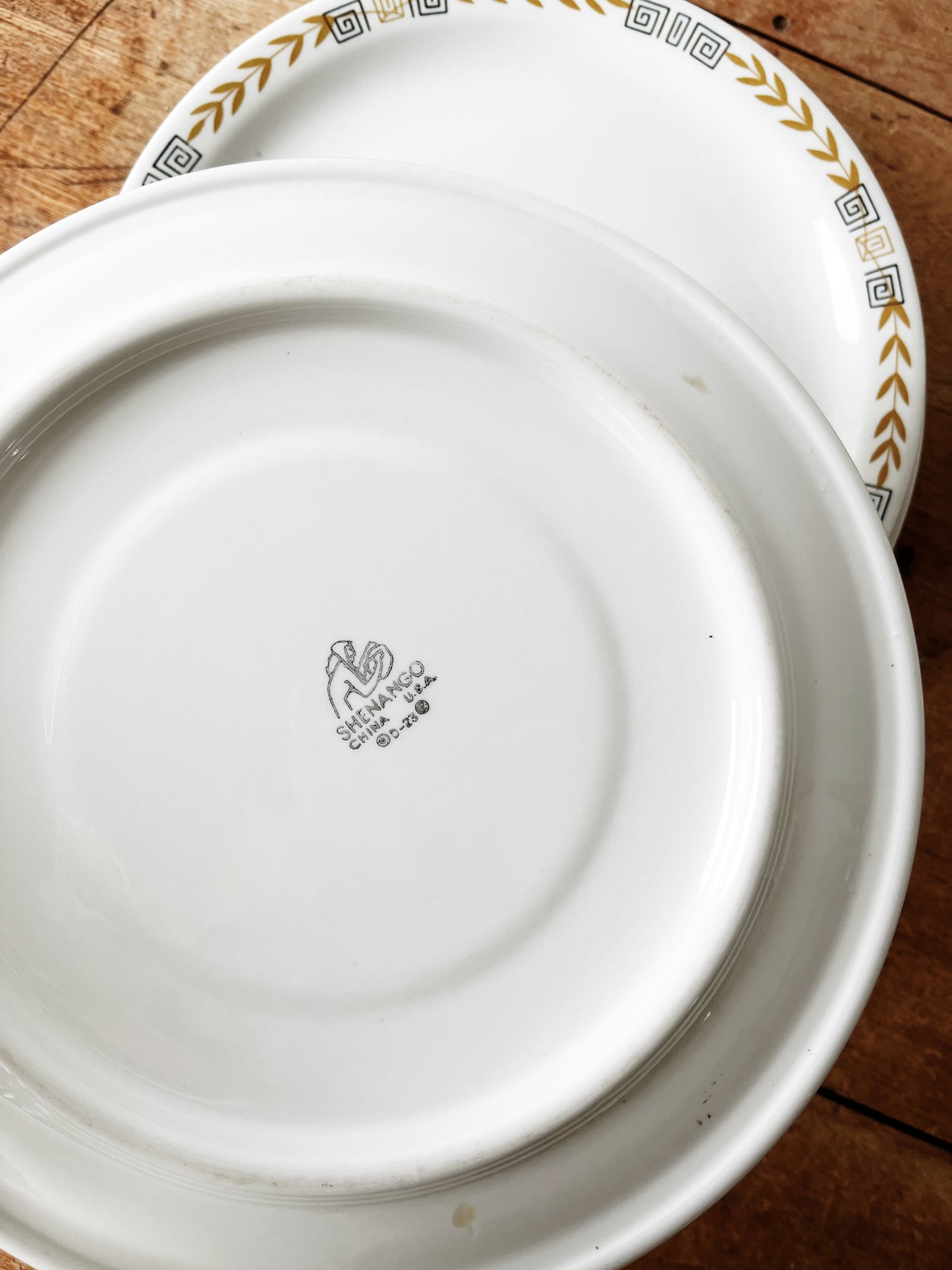 Vintage Set of Four Plates
