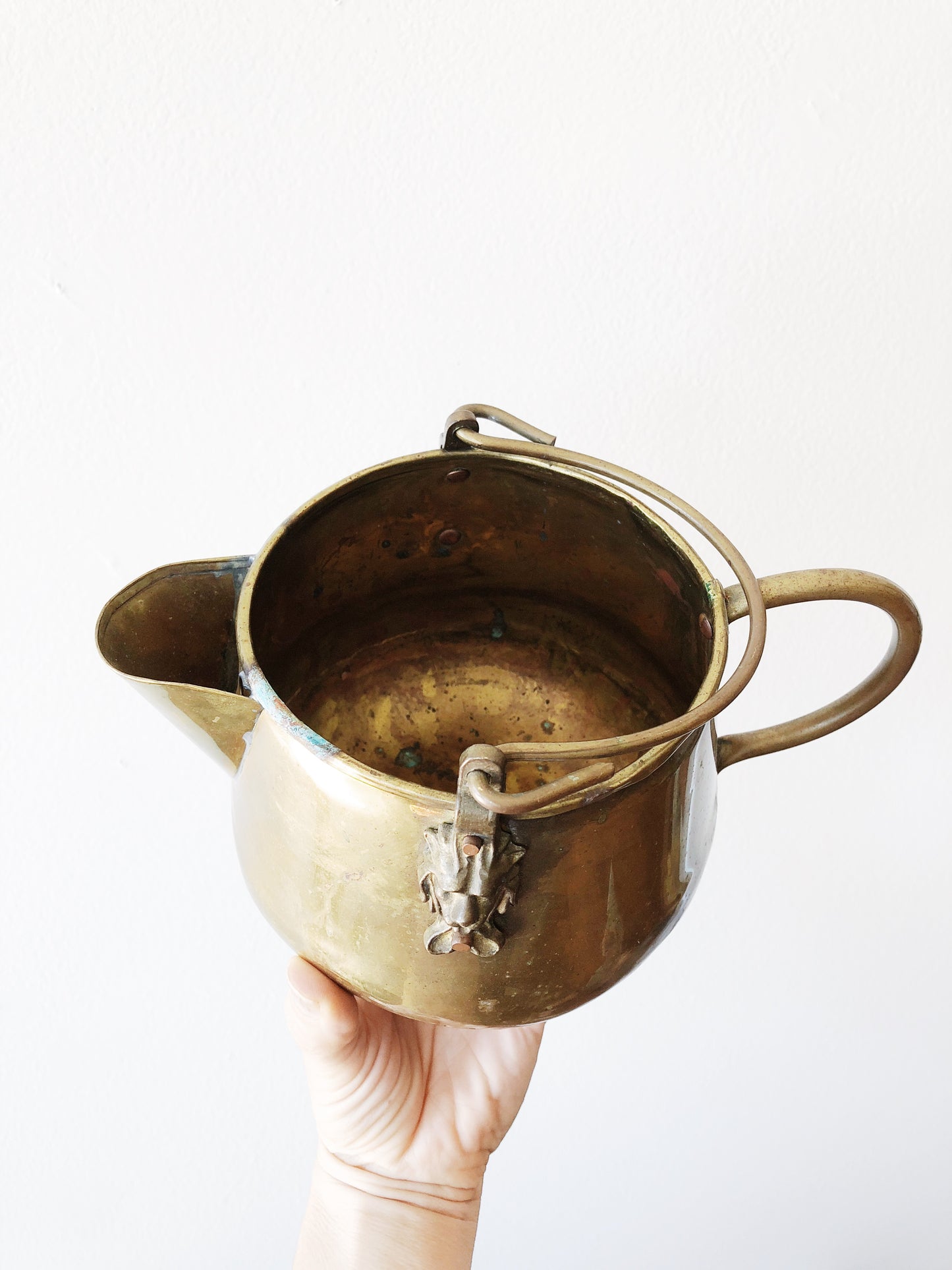 Vintage Brass Watering Pitcher