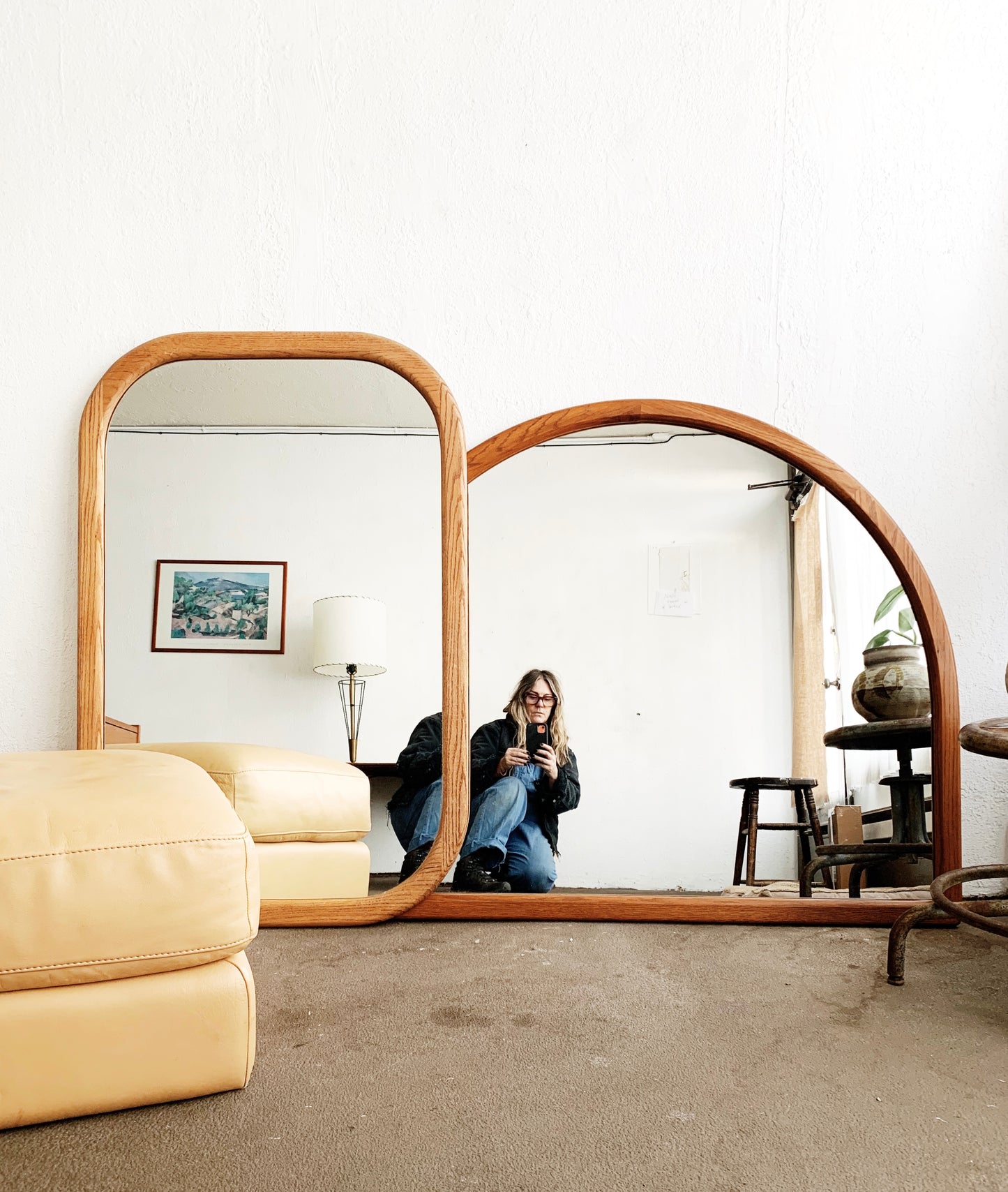 Extra Large Vintage Mirror
