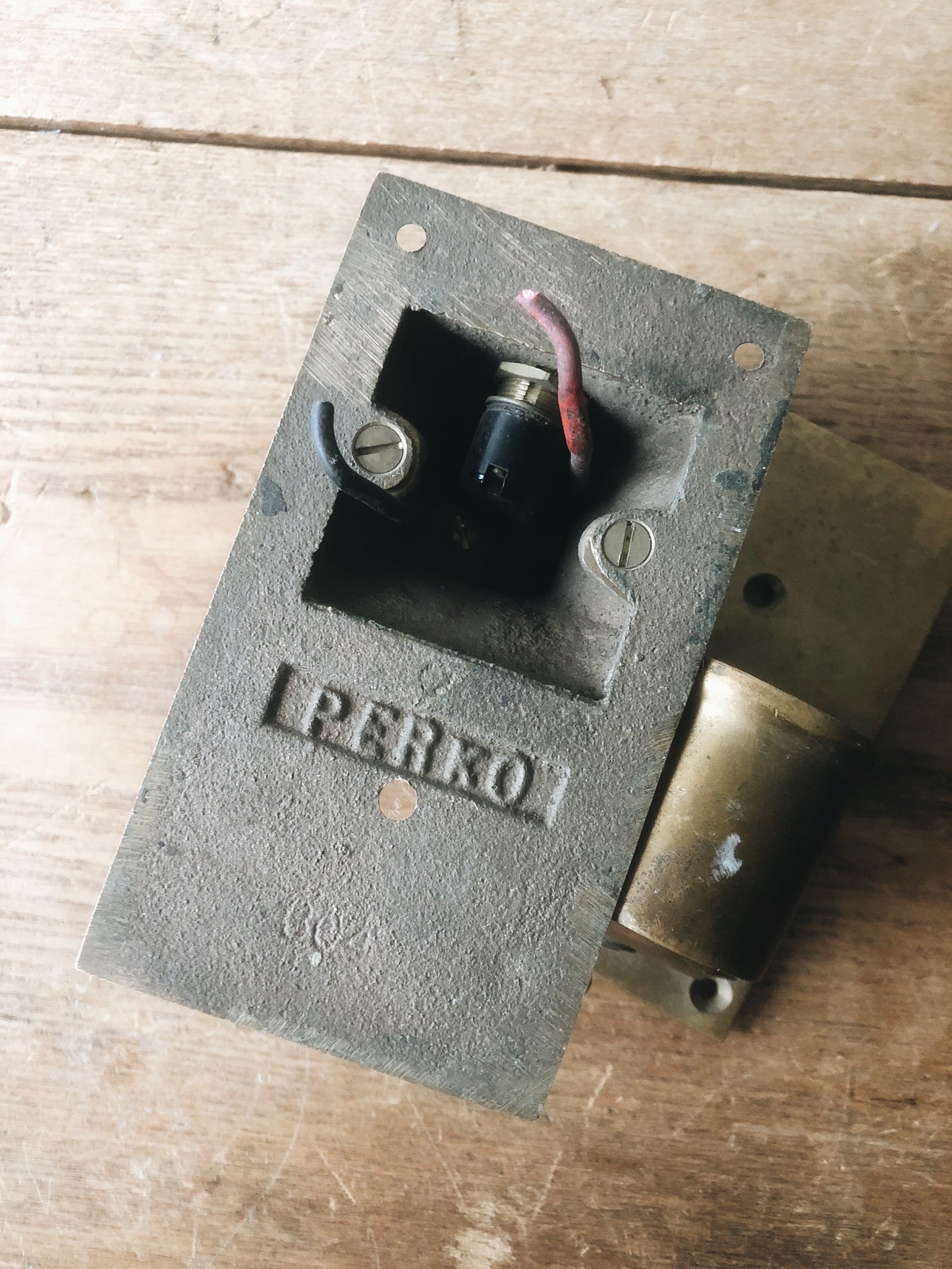 Vintage 1930s Brass Marine Sconce