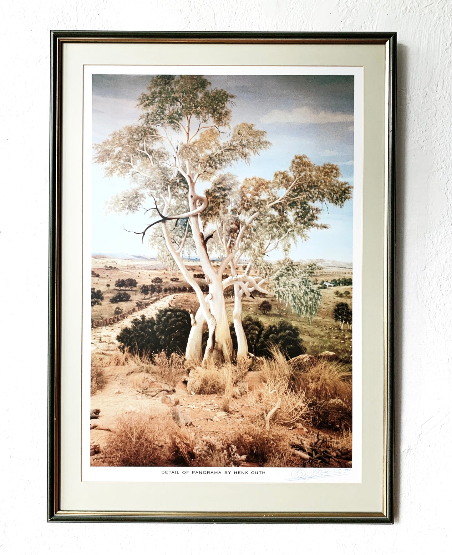 Vintage Detail of Panorama by Henk Guth