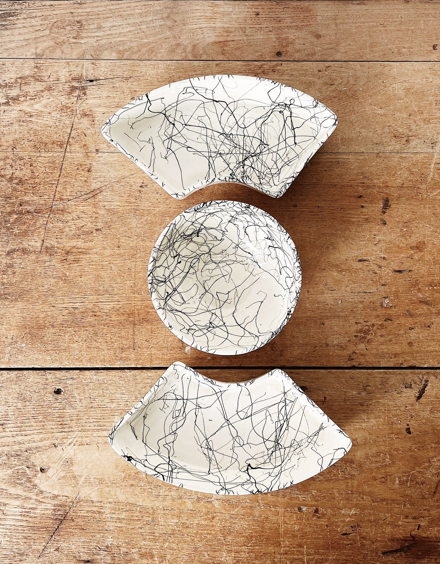 Three Piece Mid Century Server