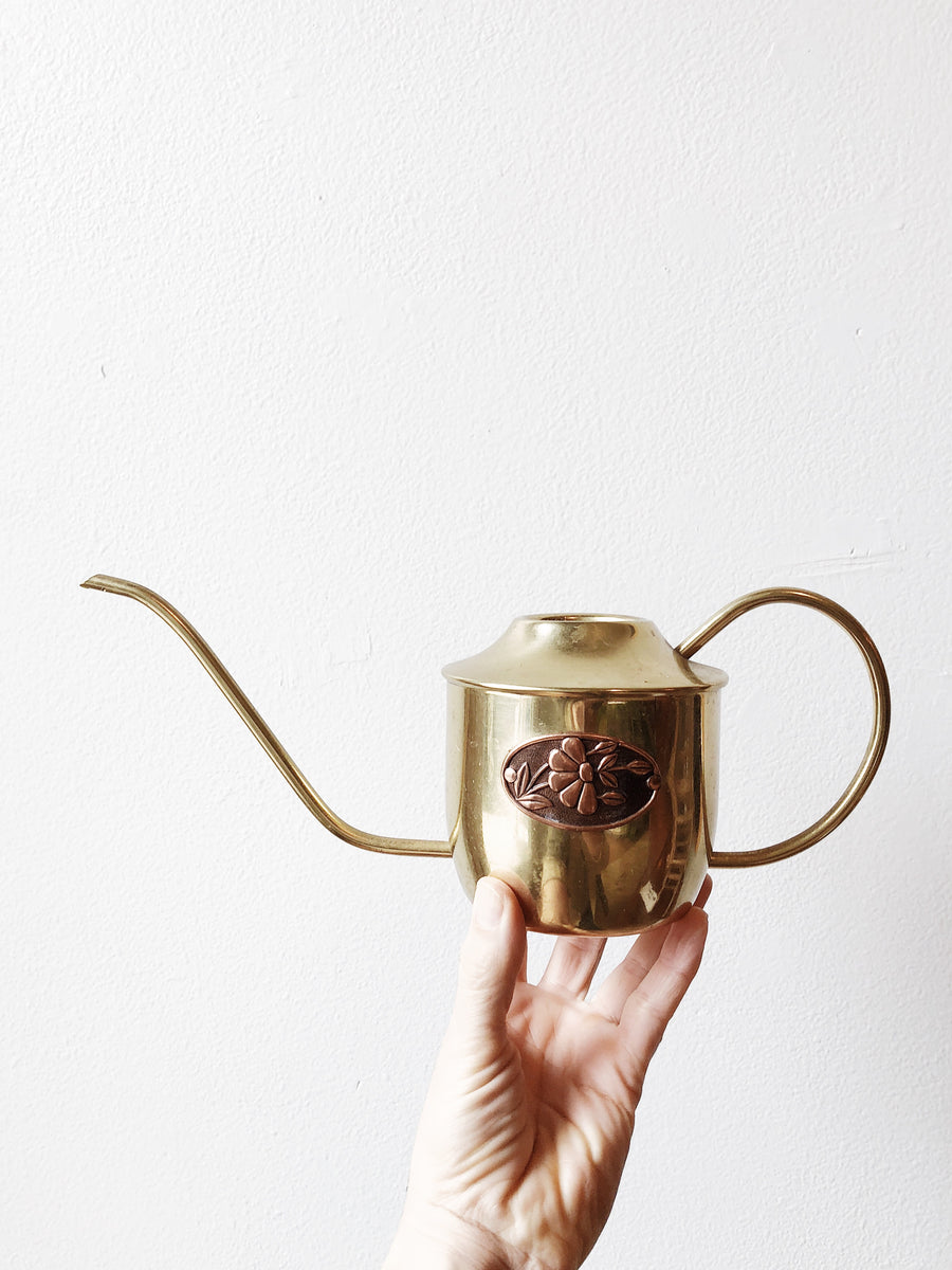 Vintage Brass Watering Can – Maven Collective