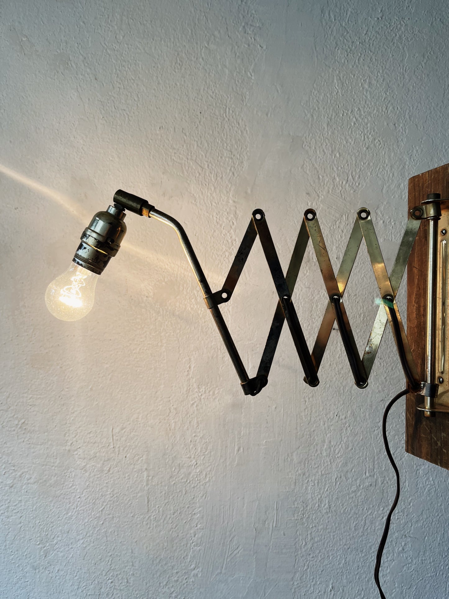 Vintage Scissor Lamp