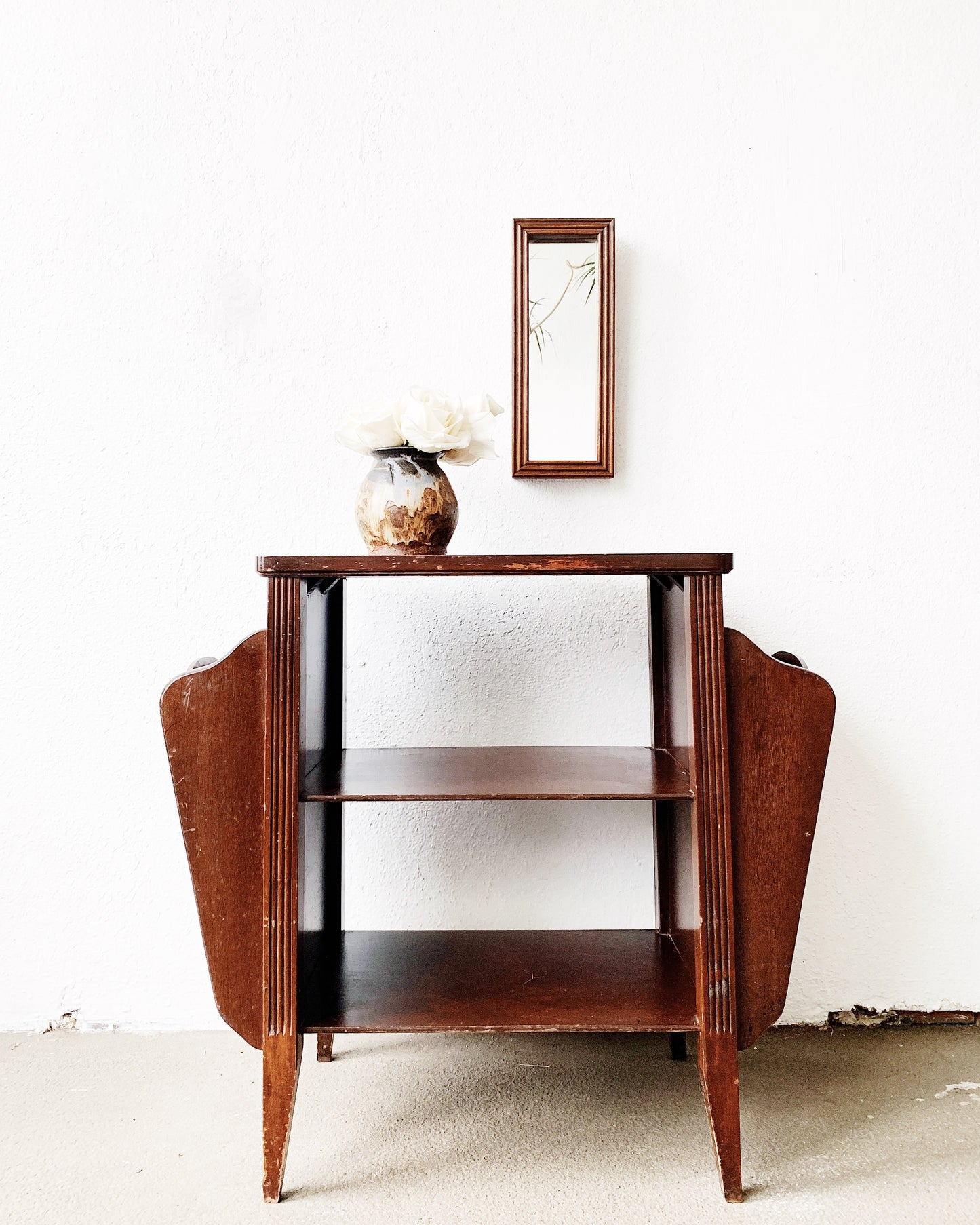Vintage Wood Side Table