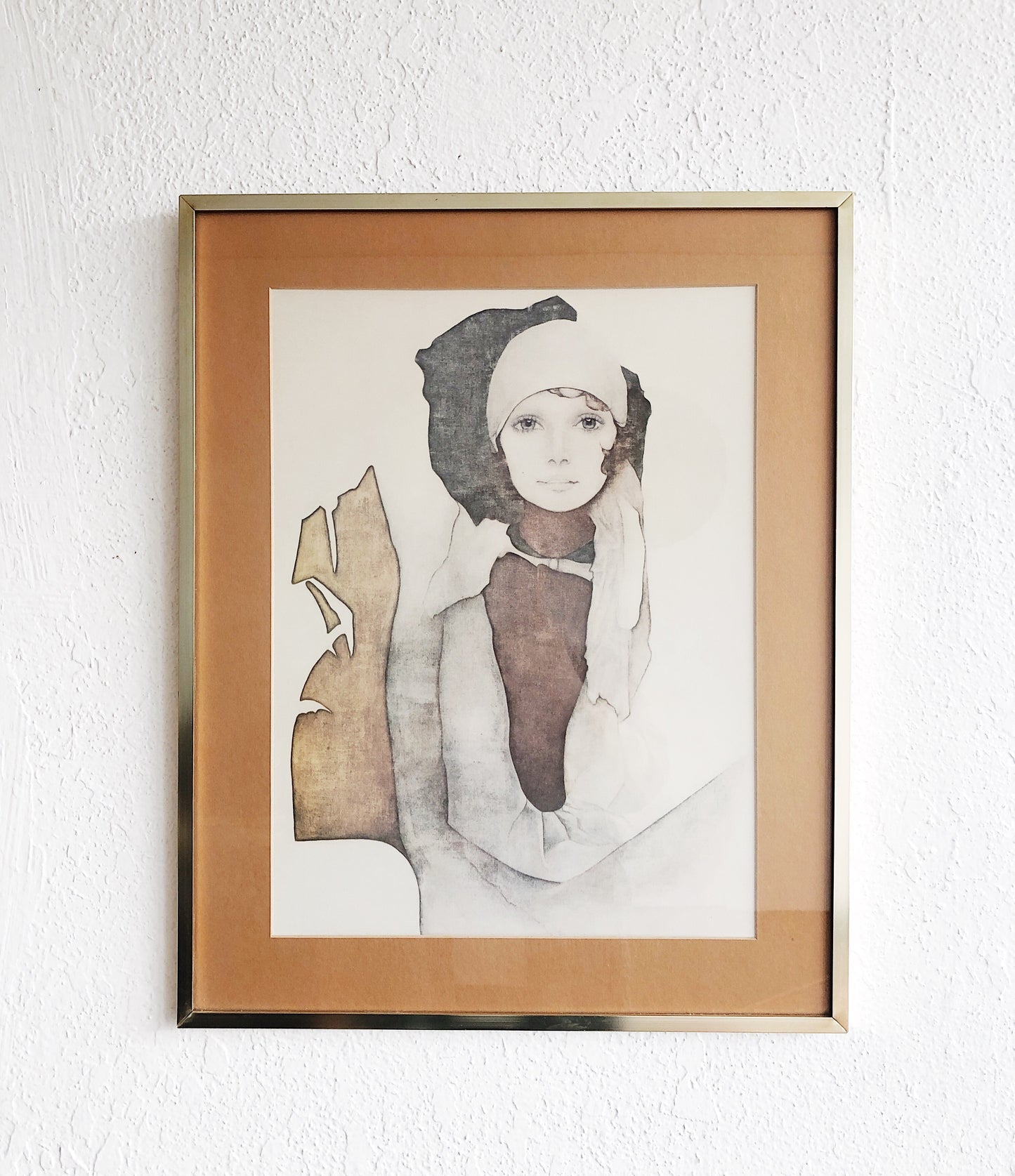 Vintage Framed Rosamond Print