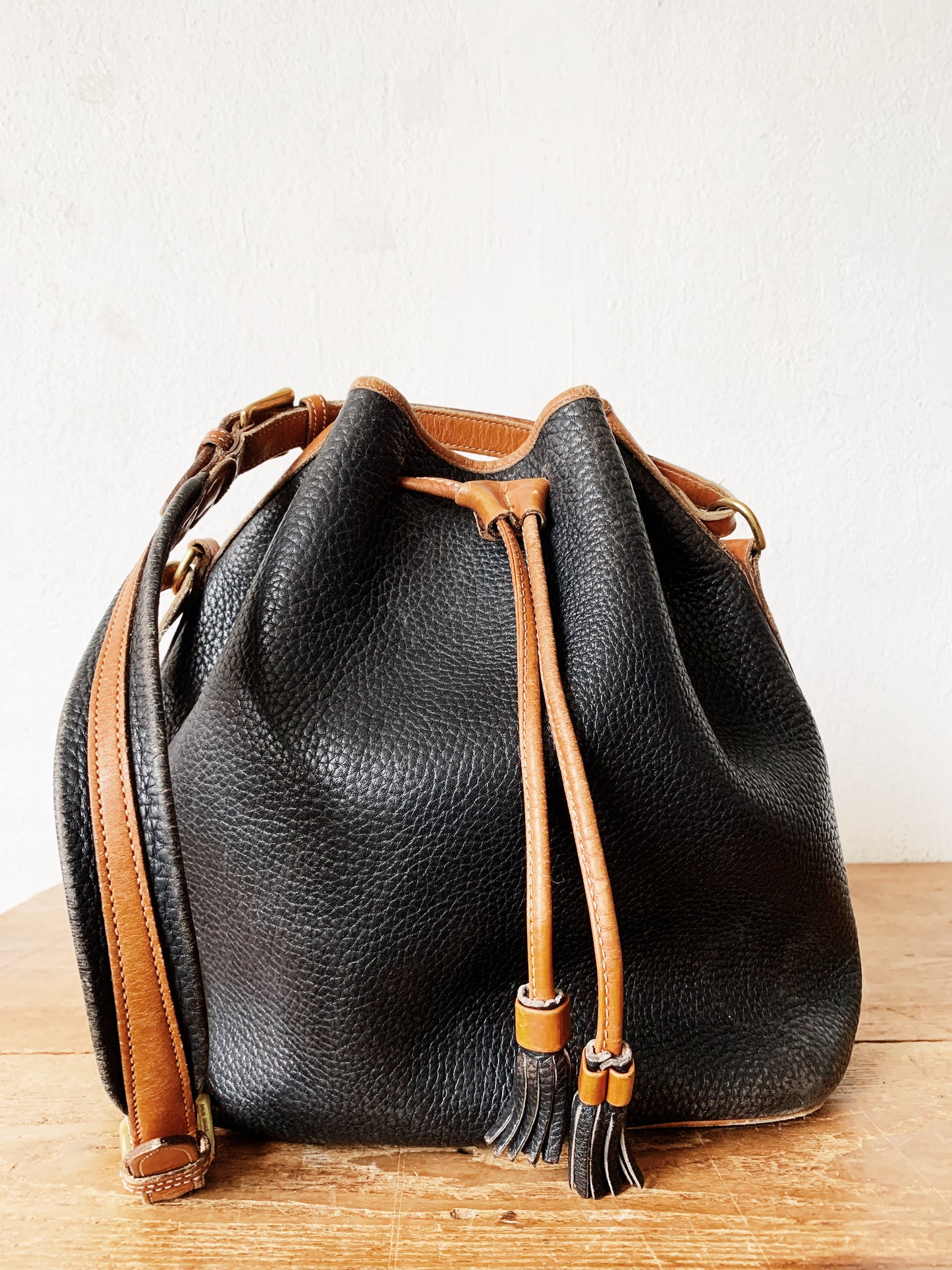 Vintage Dooney & Bourke Drawstring Bucket Bag