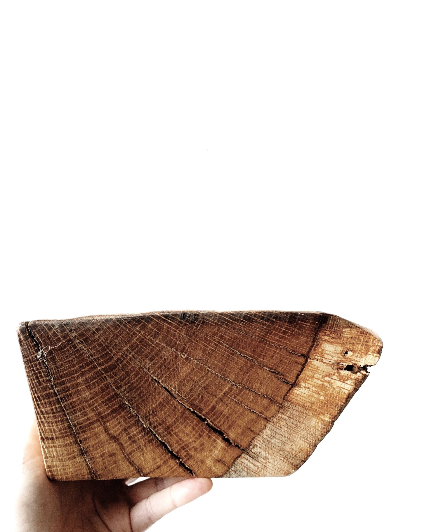 Artisan Carved Wood Bowl