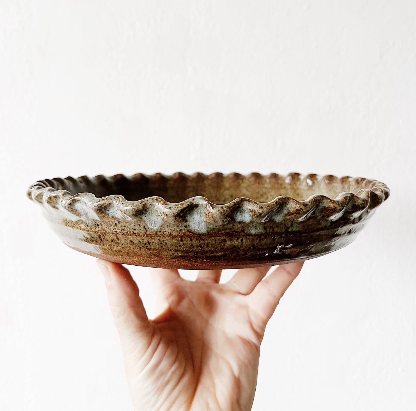 Handmade Ceramic Pie Plate