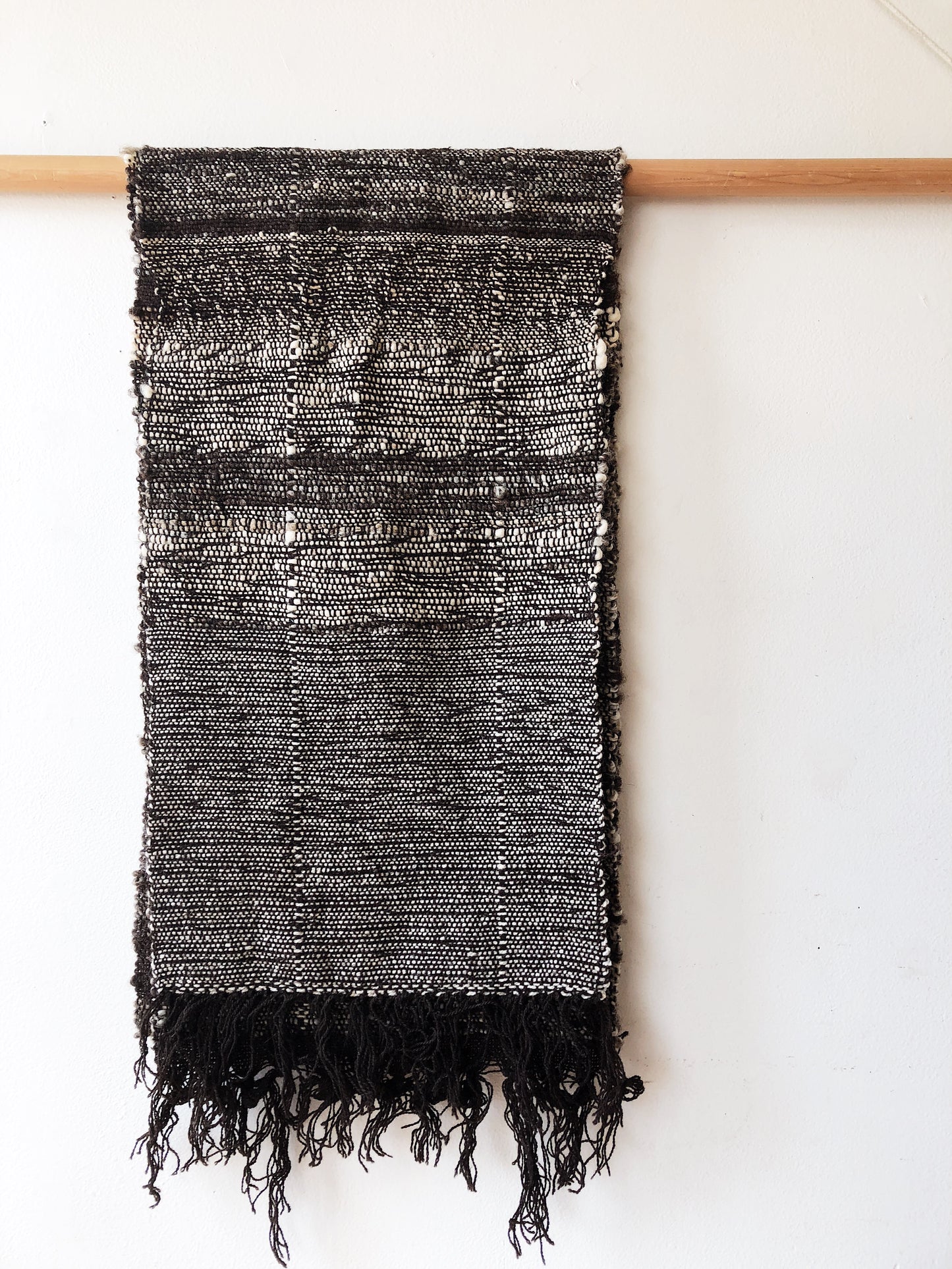 Vintage Hand Weaving Wool Textile