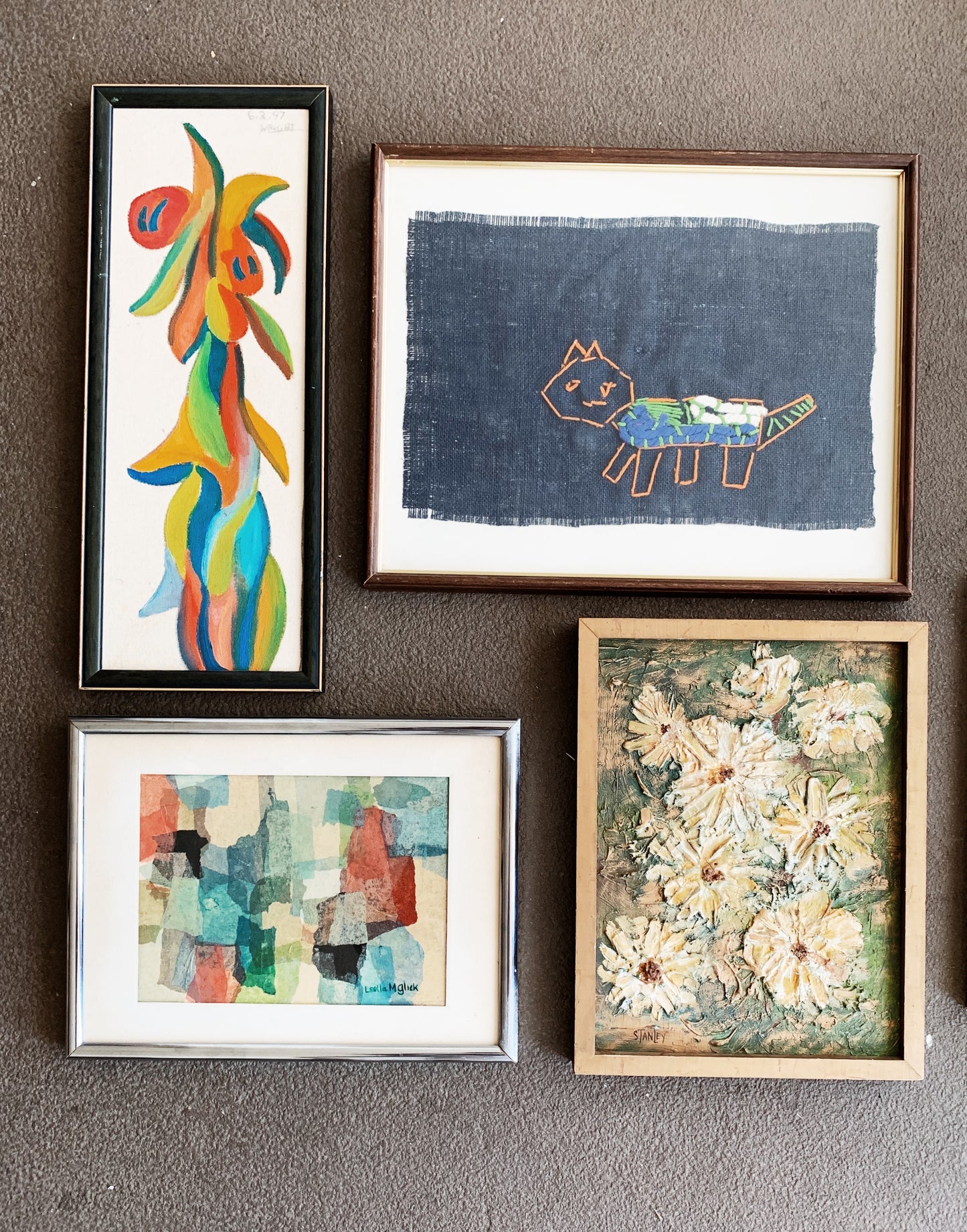 Original Vintage Collage Framed