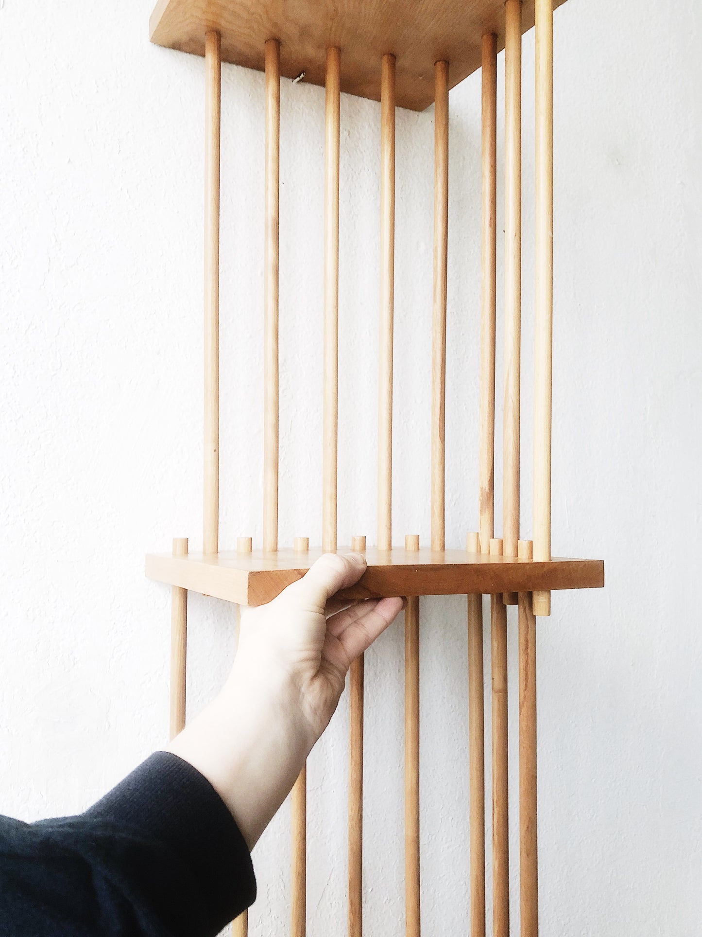 Vintage Expanding Book Rack or Shelf