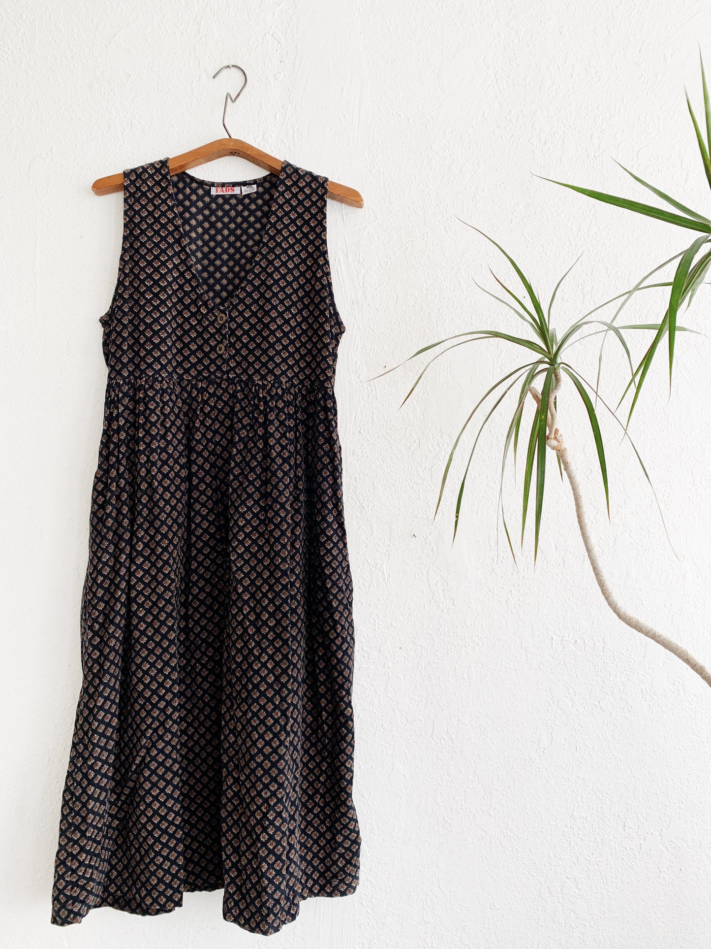 Vintage Empire Waist Romper Dress