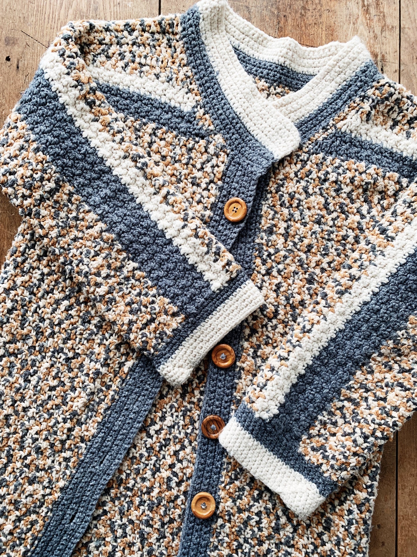 Vintage Hand Knit Sweater Coat