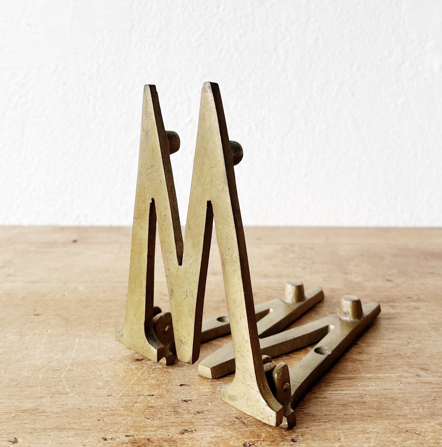 Machine Age Brass Initial