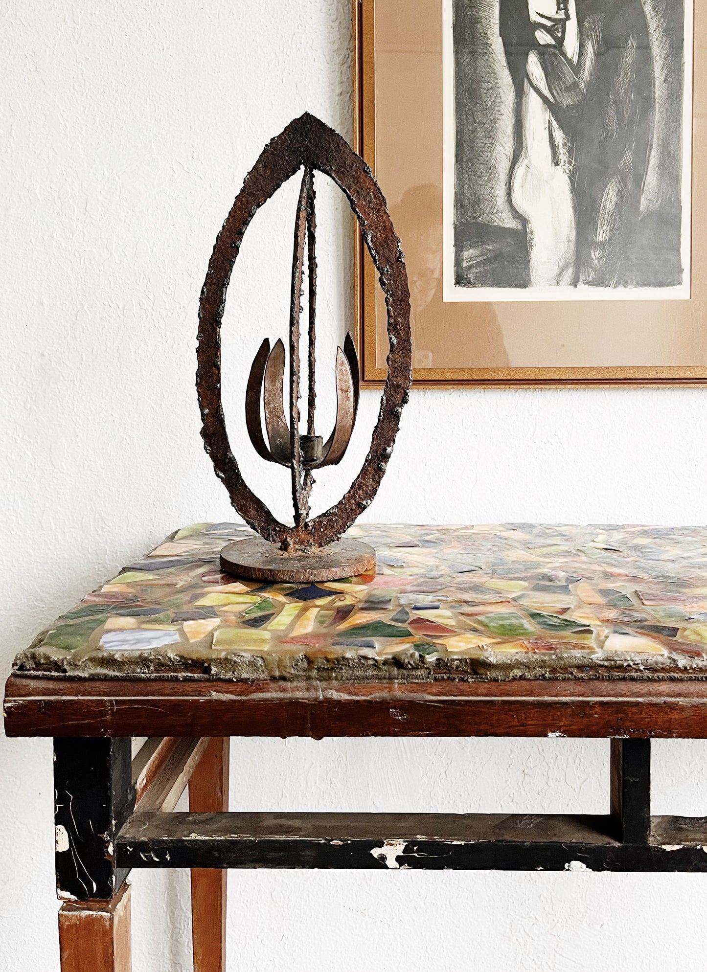 Brutalist Candle Lantern