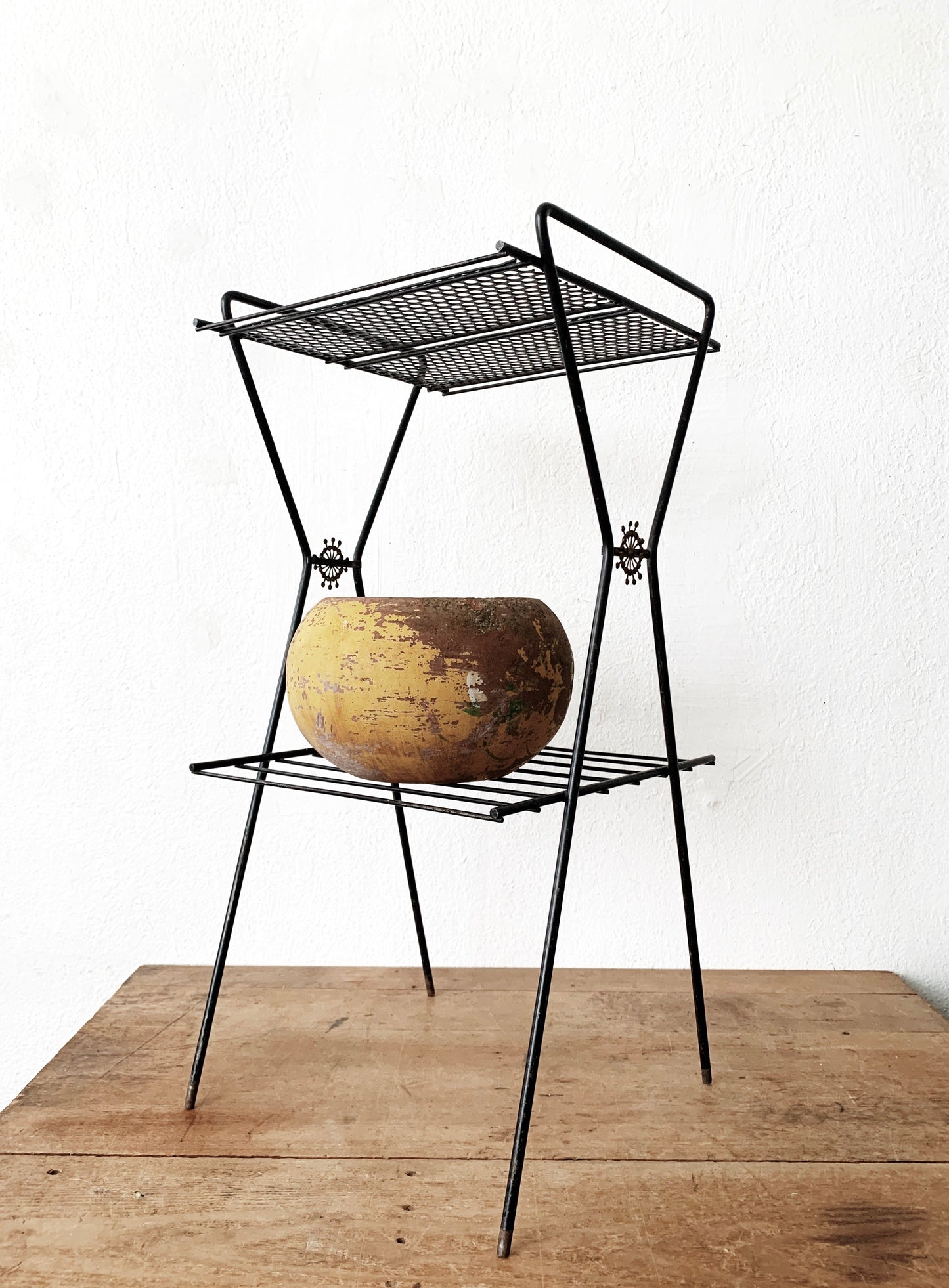 Mid Century Metal Shelf