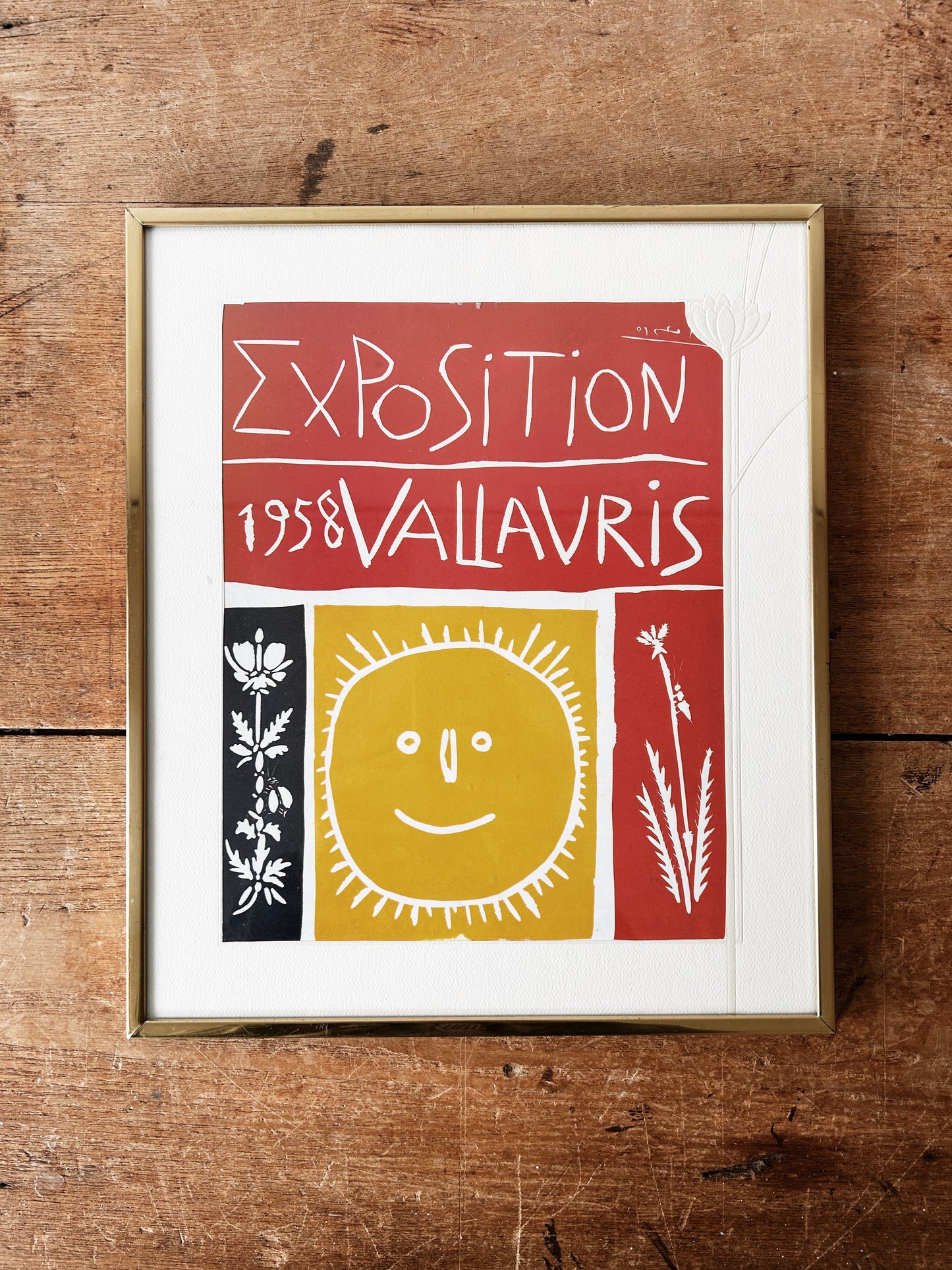 Vintage Framed Picasso