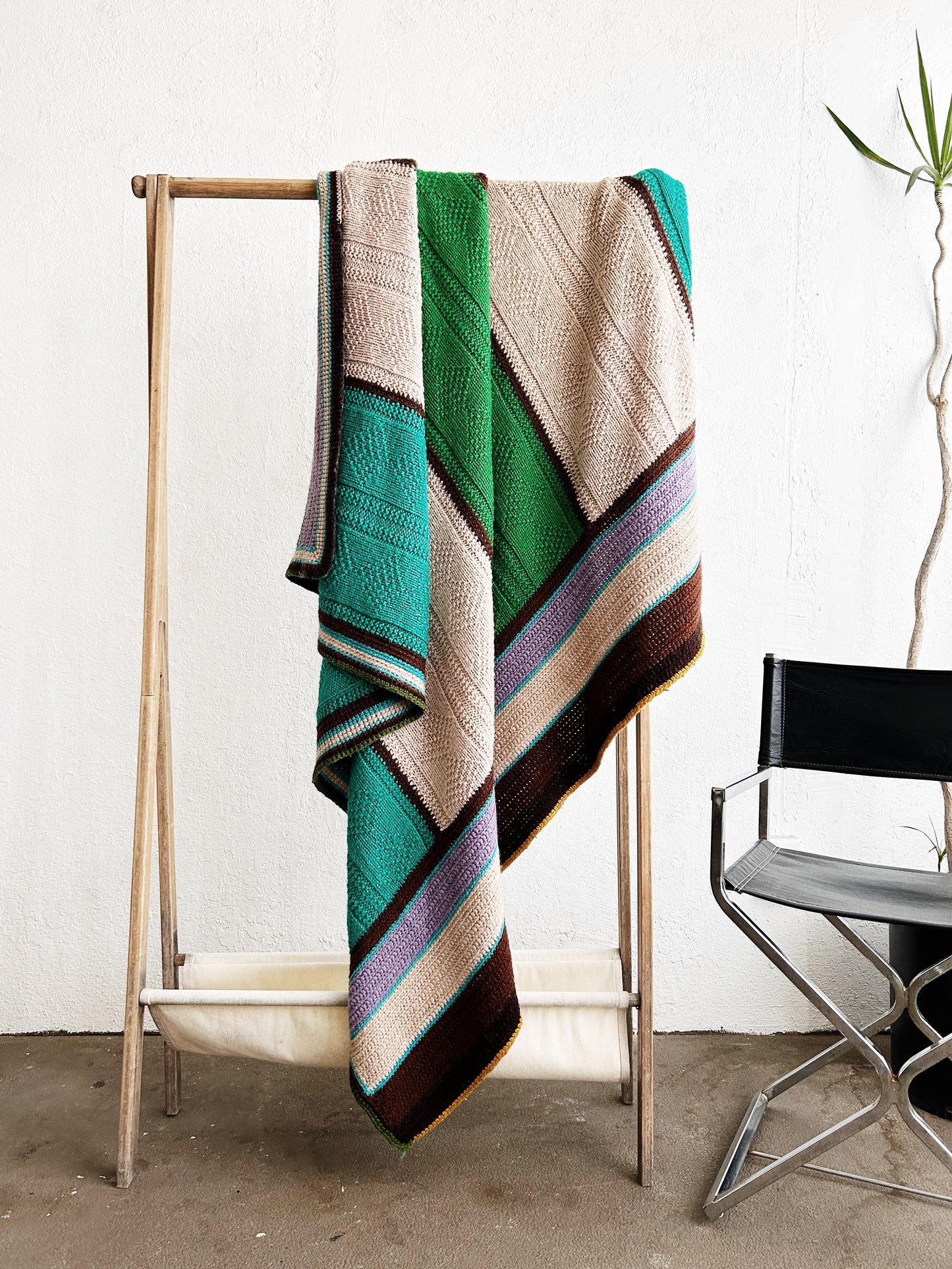 Vintage Full Size Crochet Blanket