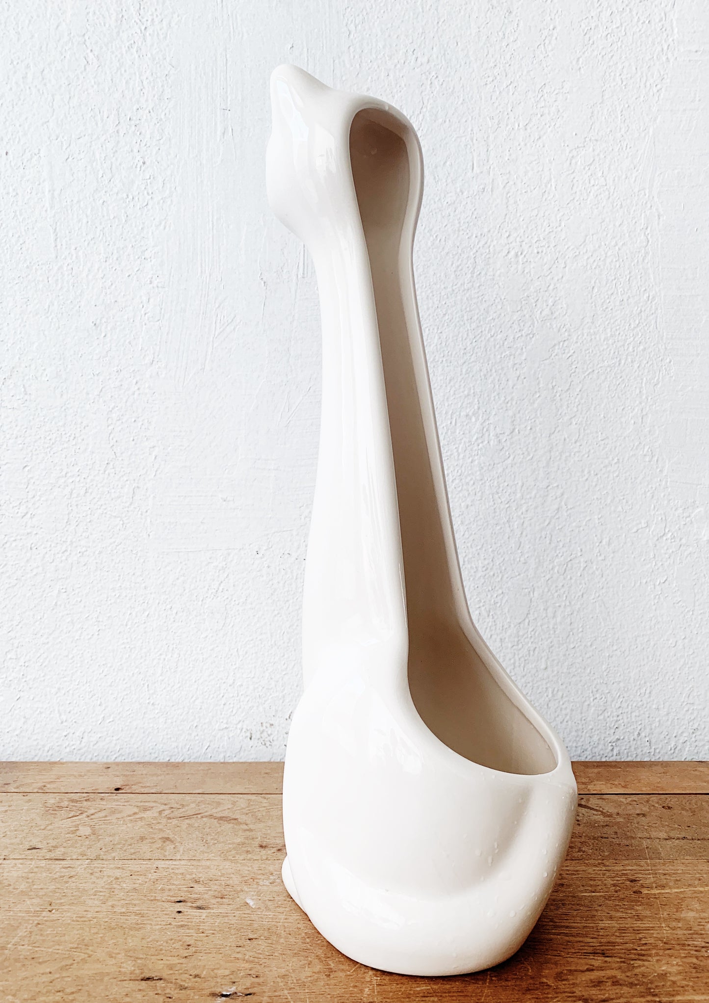 Ceramic Cat Toilet Brush Holder c1997