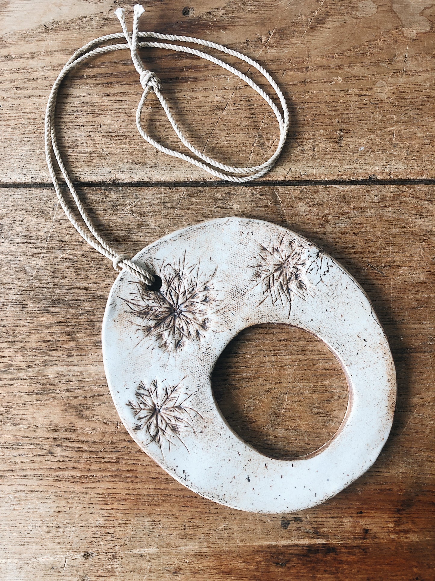 Vintage Ceramic Towel Holder