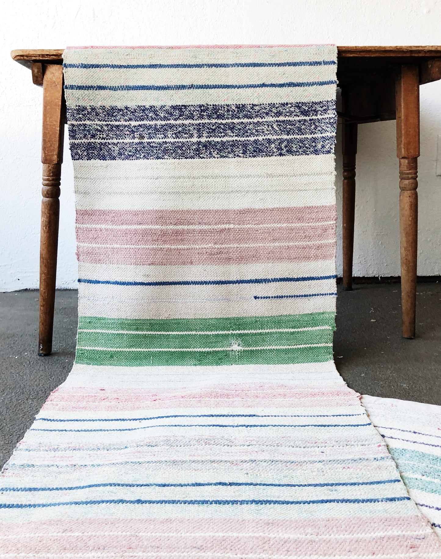 Vintage Hungarian Rag Weaving / Runner