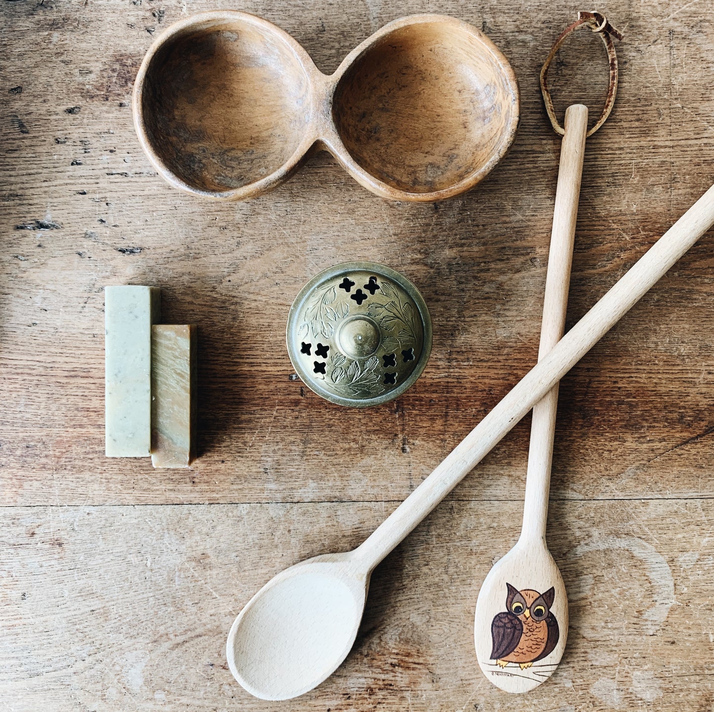 Hand Painted Wood Spoons