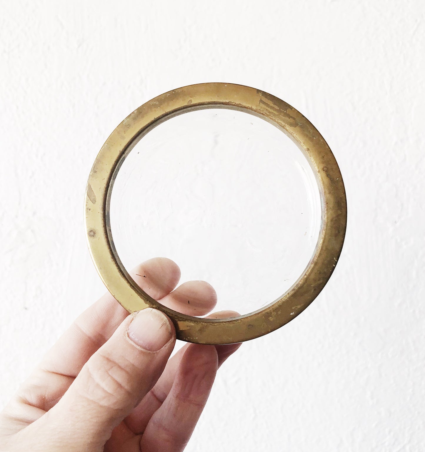 Mid Century Blown Glass Coaster Set