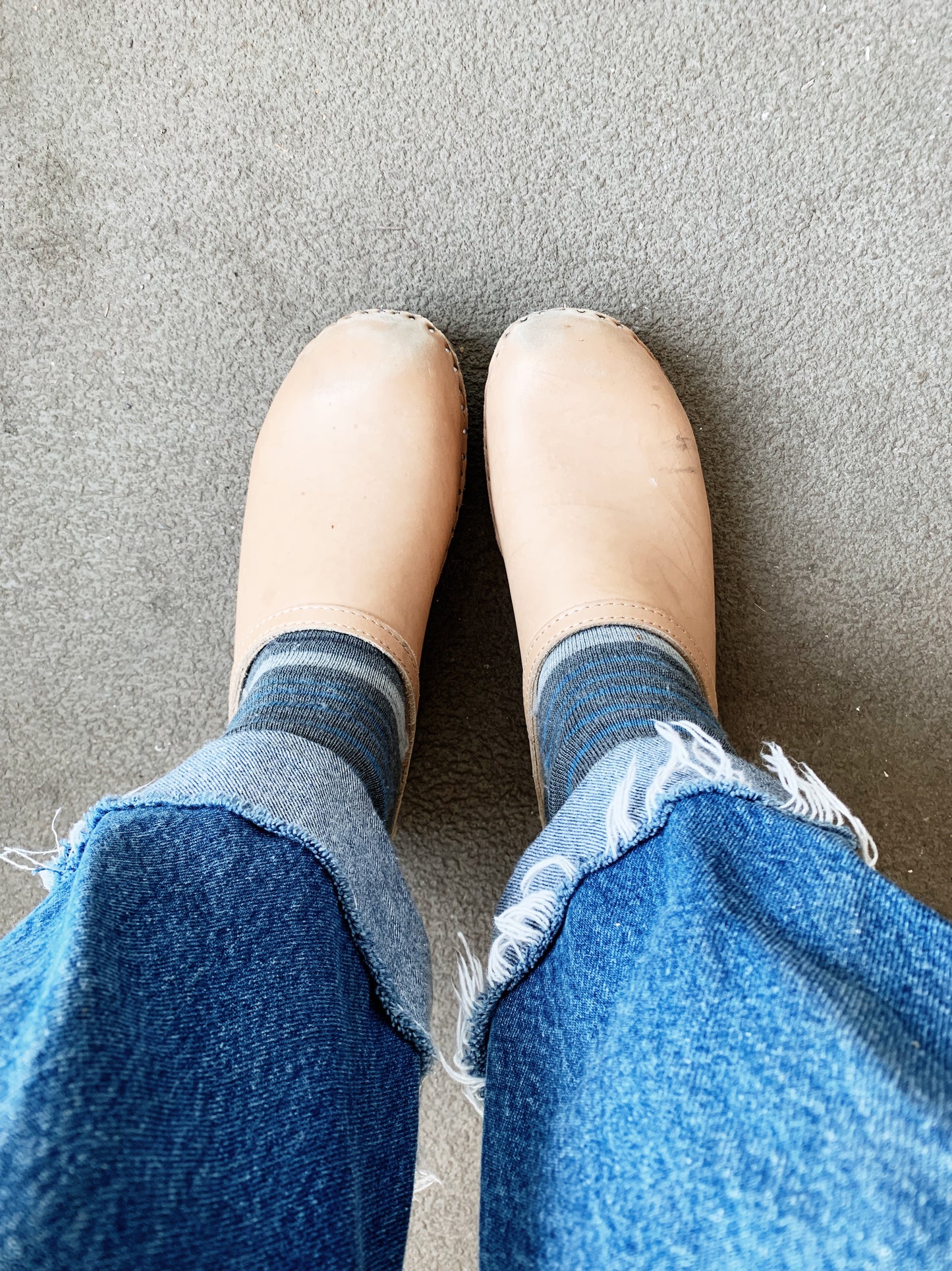 Troentorp Natural Leather Clogs 39