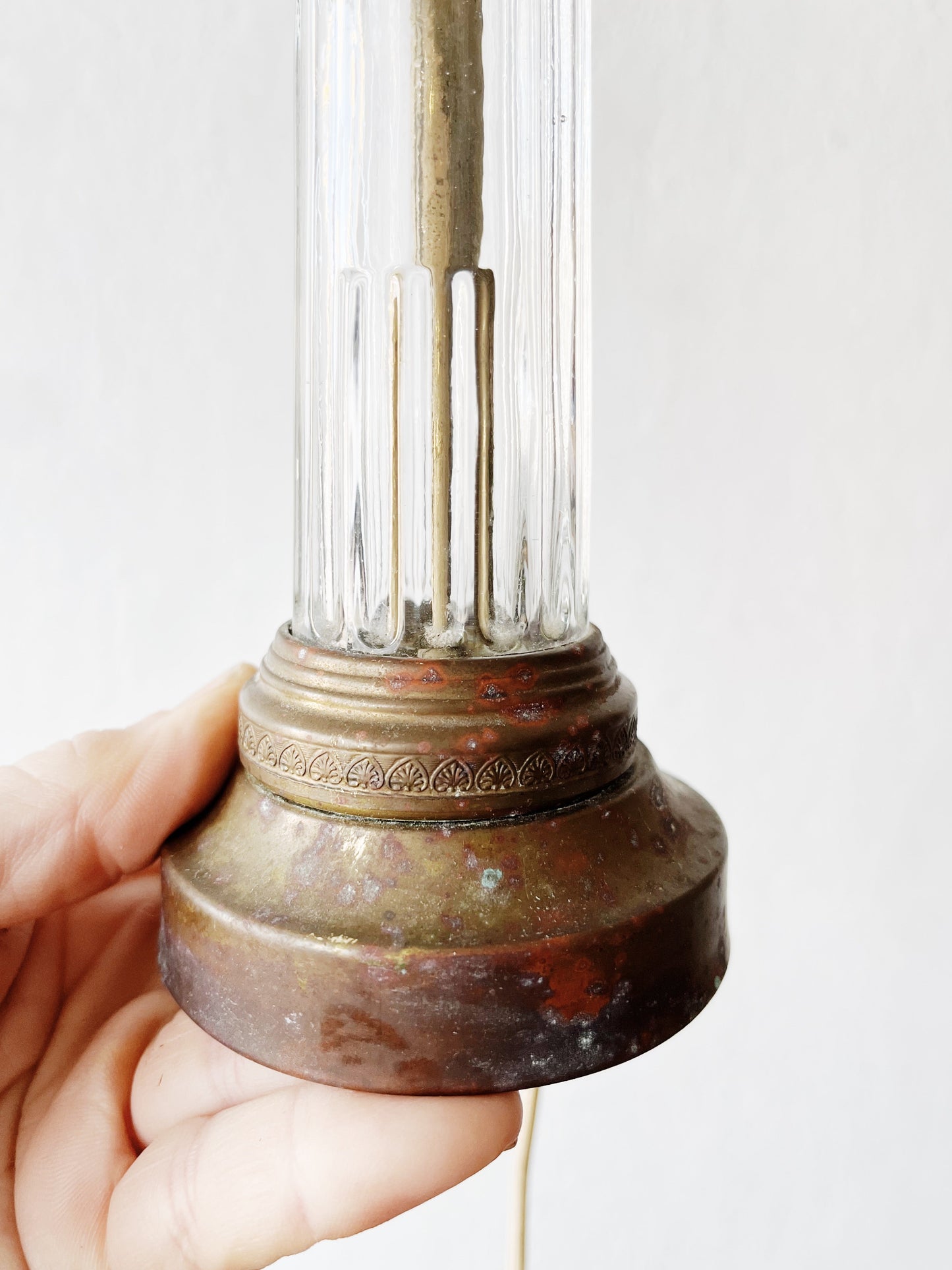 Antique Glass Lamp