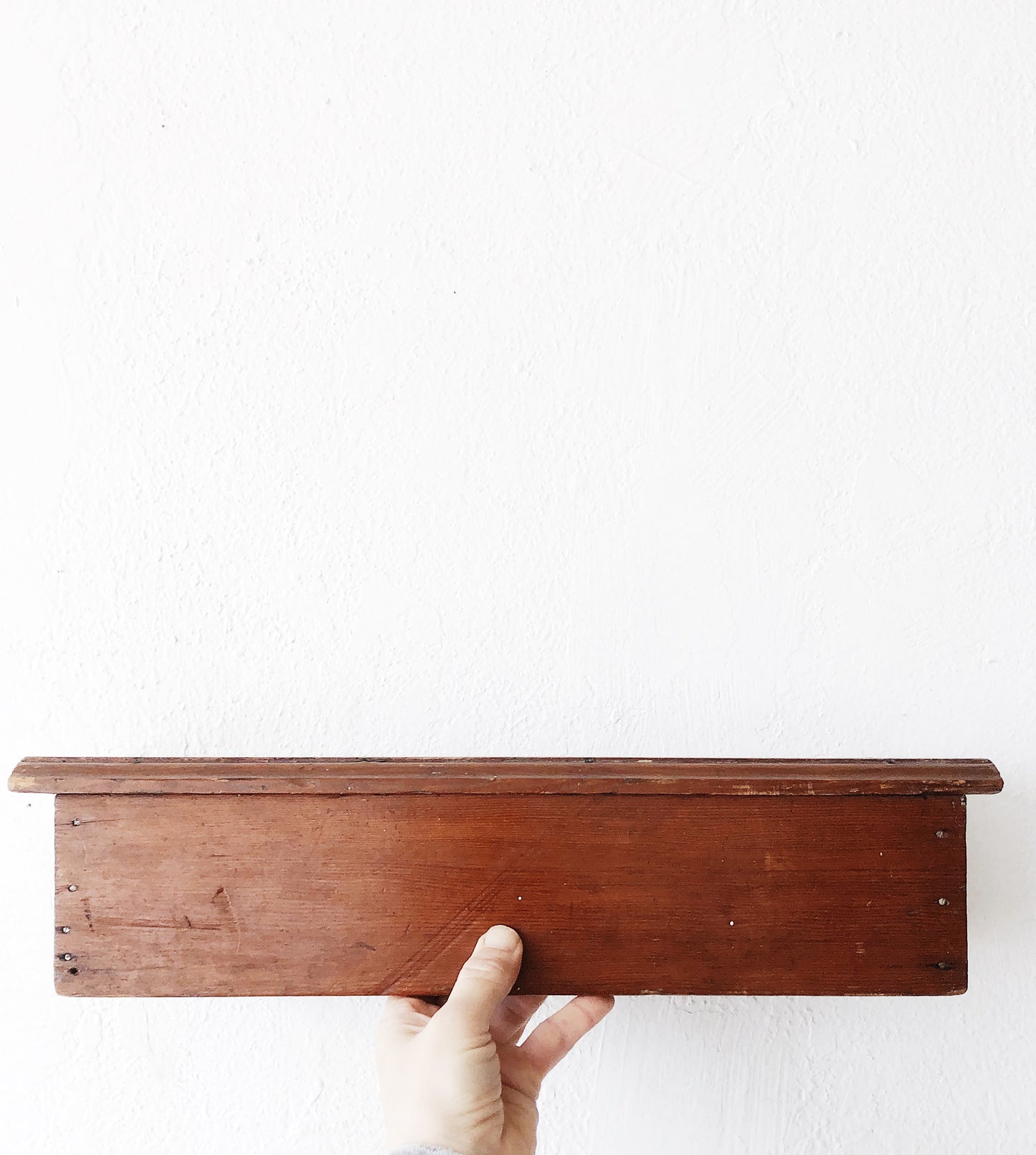 Vintage Wood Display Shelf