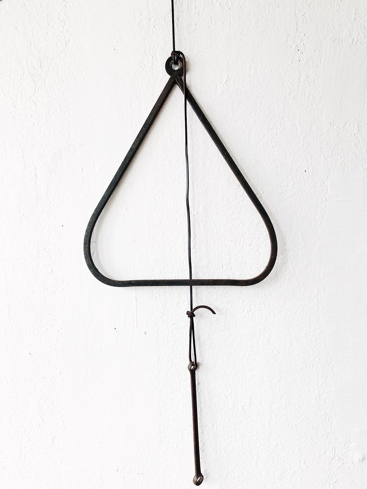 Vintage Cast Iron Dinner Triangle