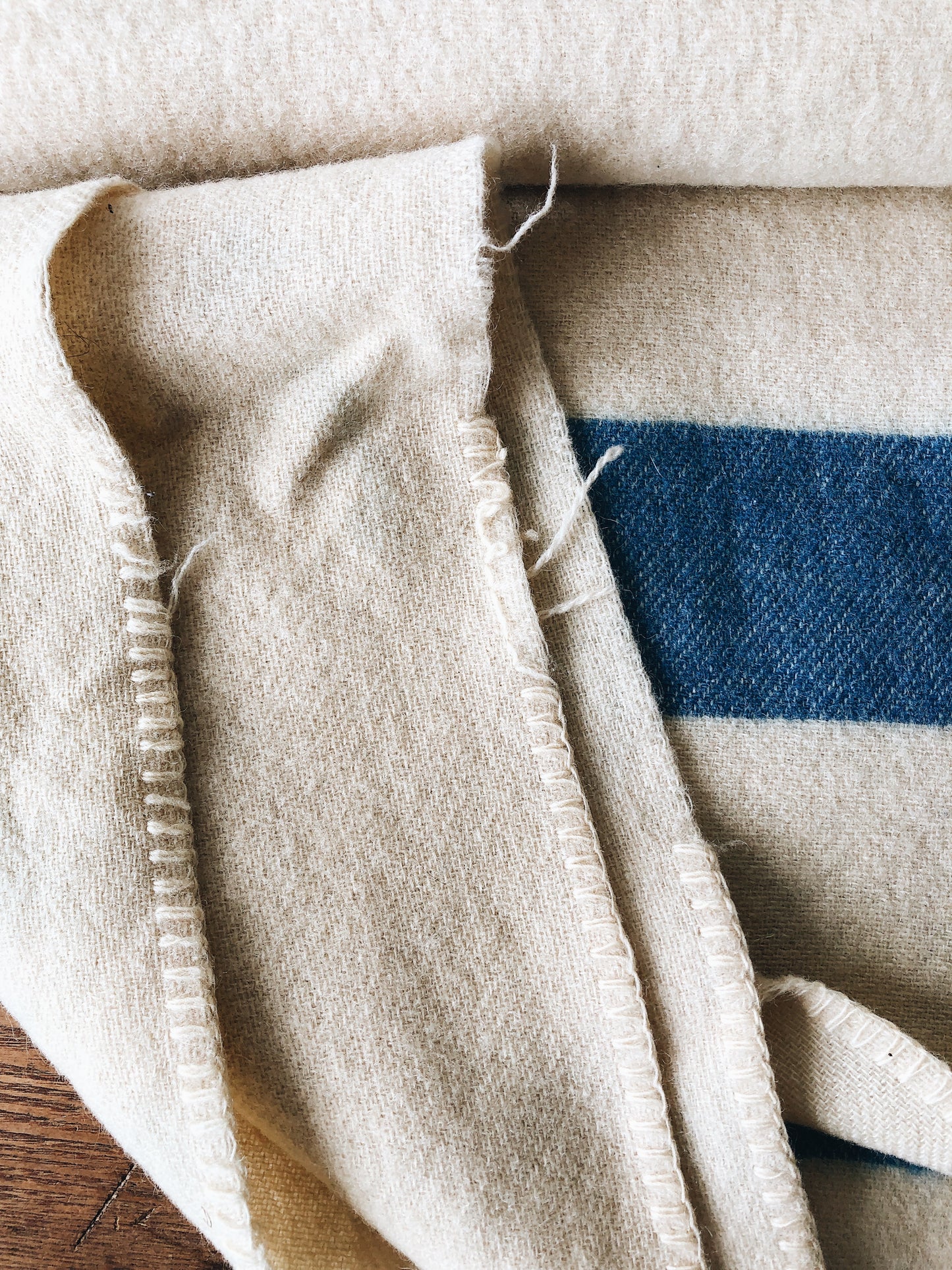 Vintage Golden Dawn Wool Blanket