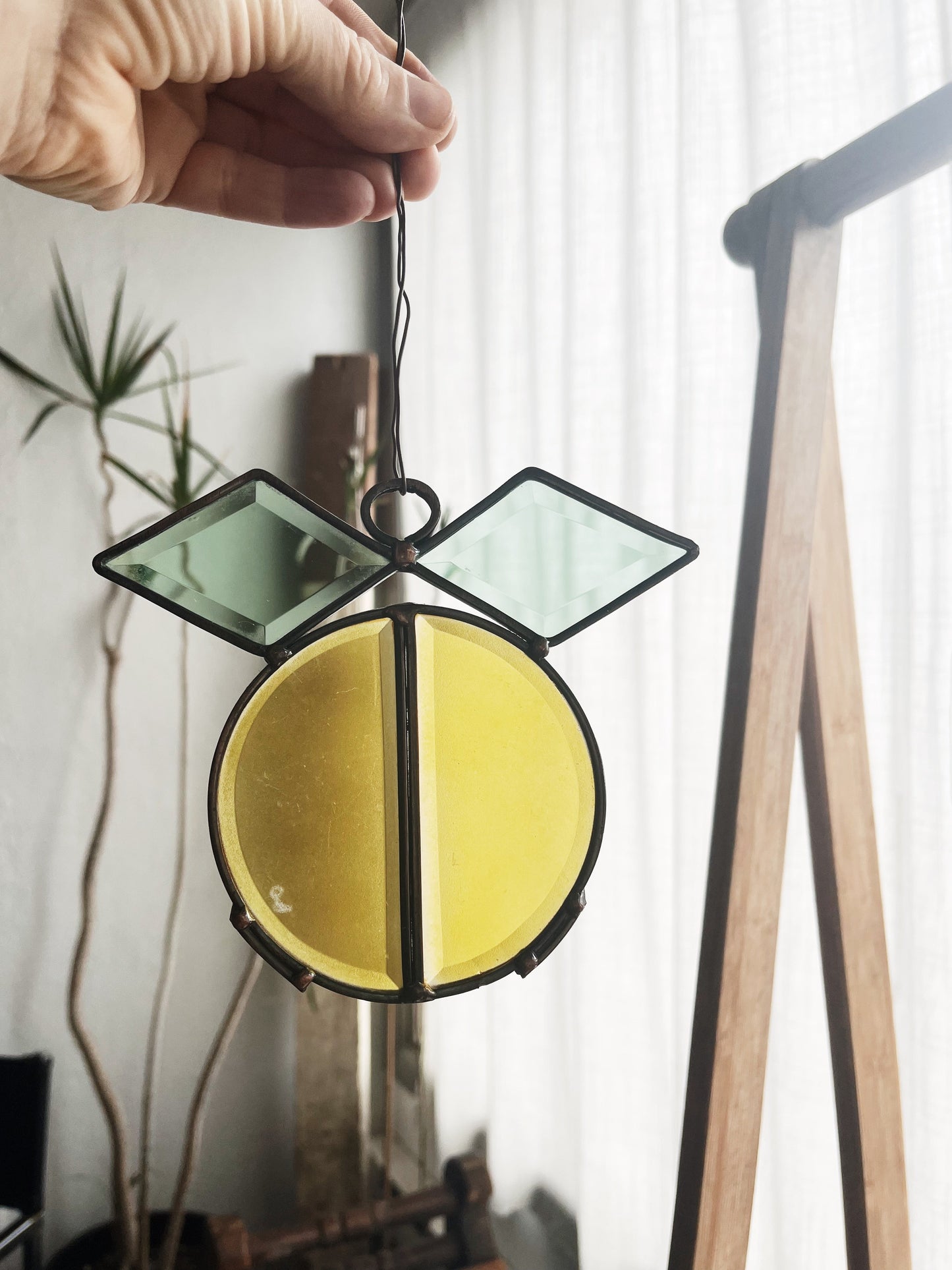 Handmade Leaded Glass Suncatcher