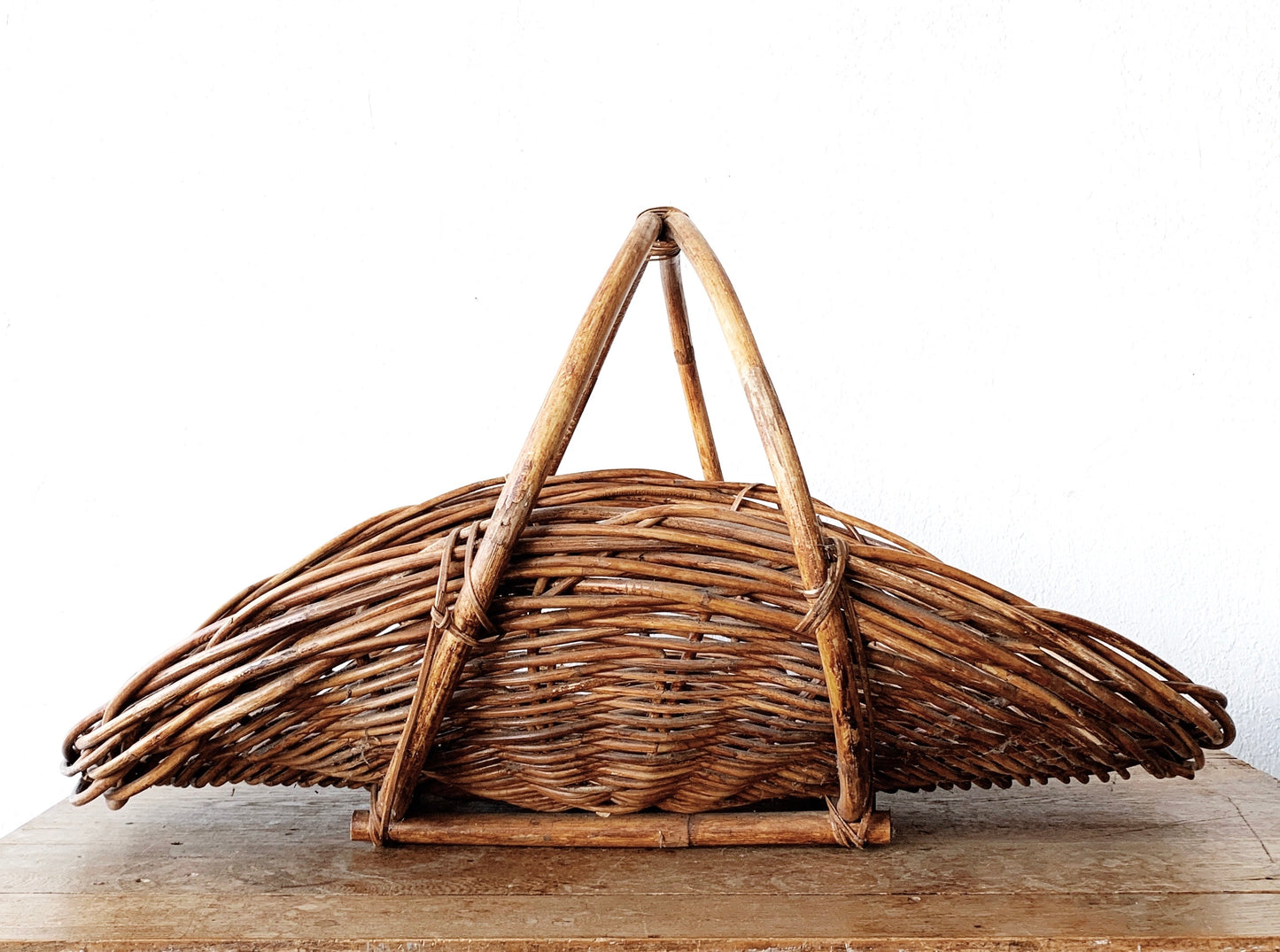 Large Vintage Gathering Basket