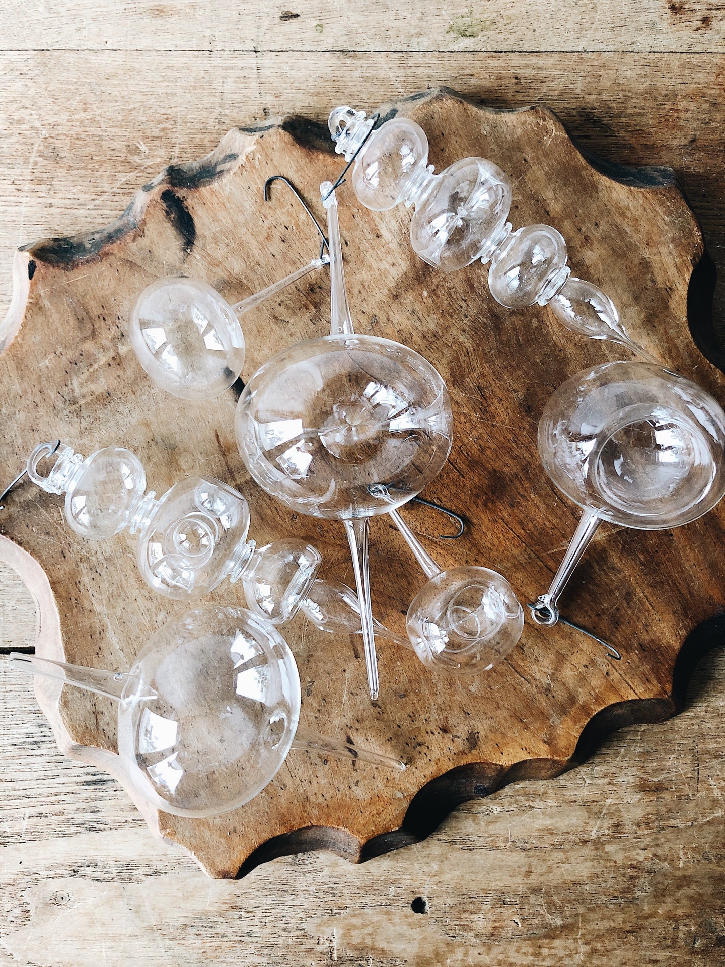 Vintage Blown Glass Ornaments