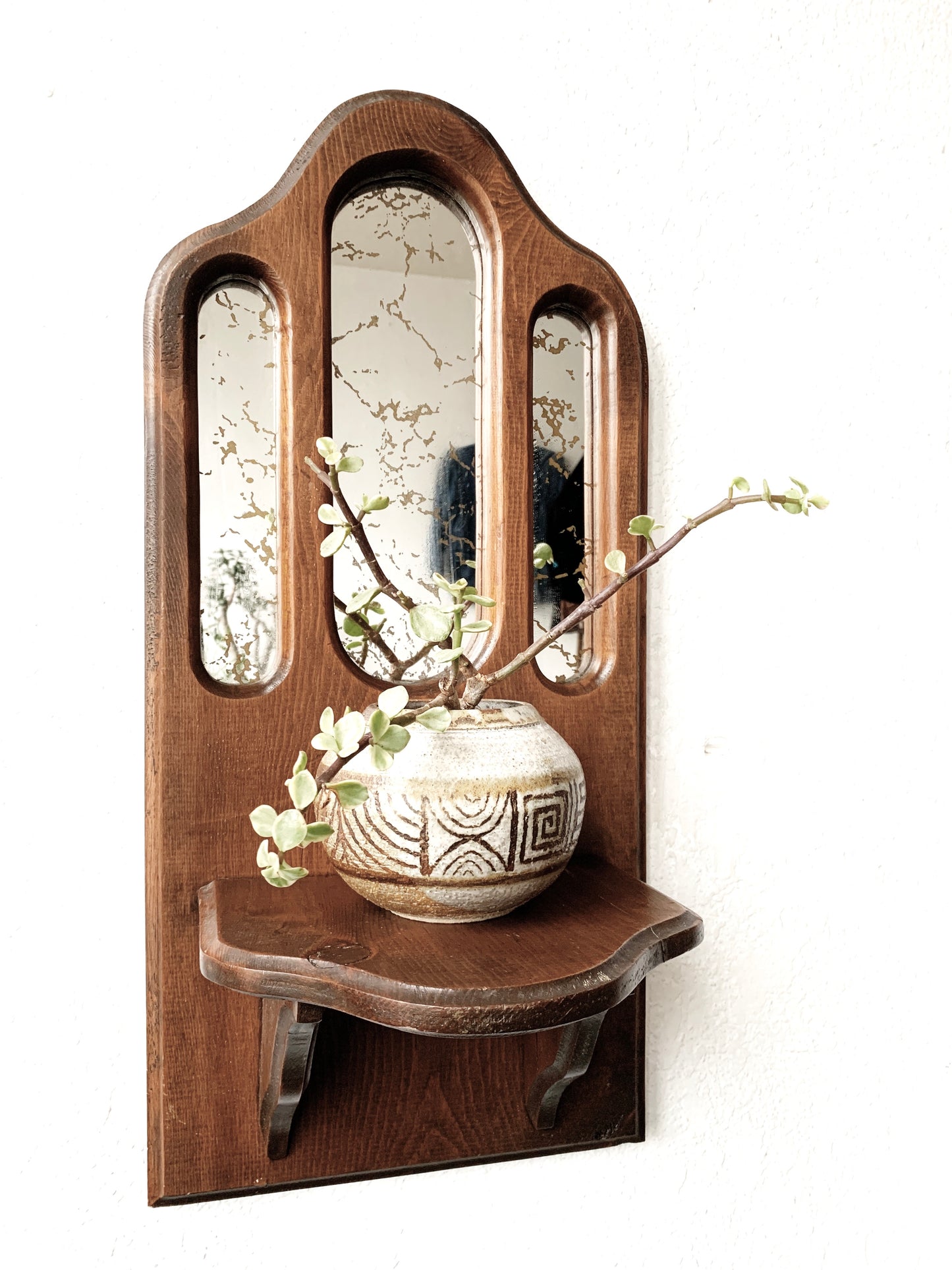 Vintage Mirror Shelf